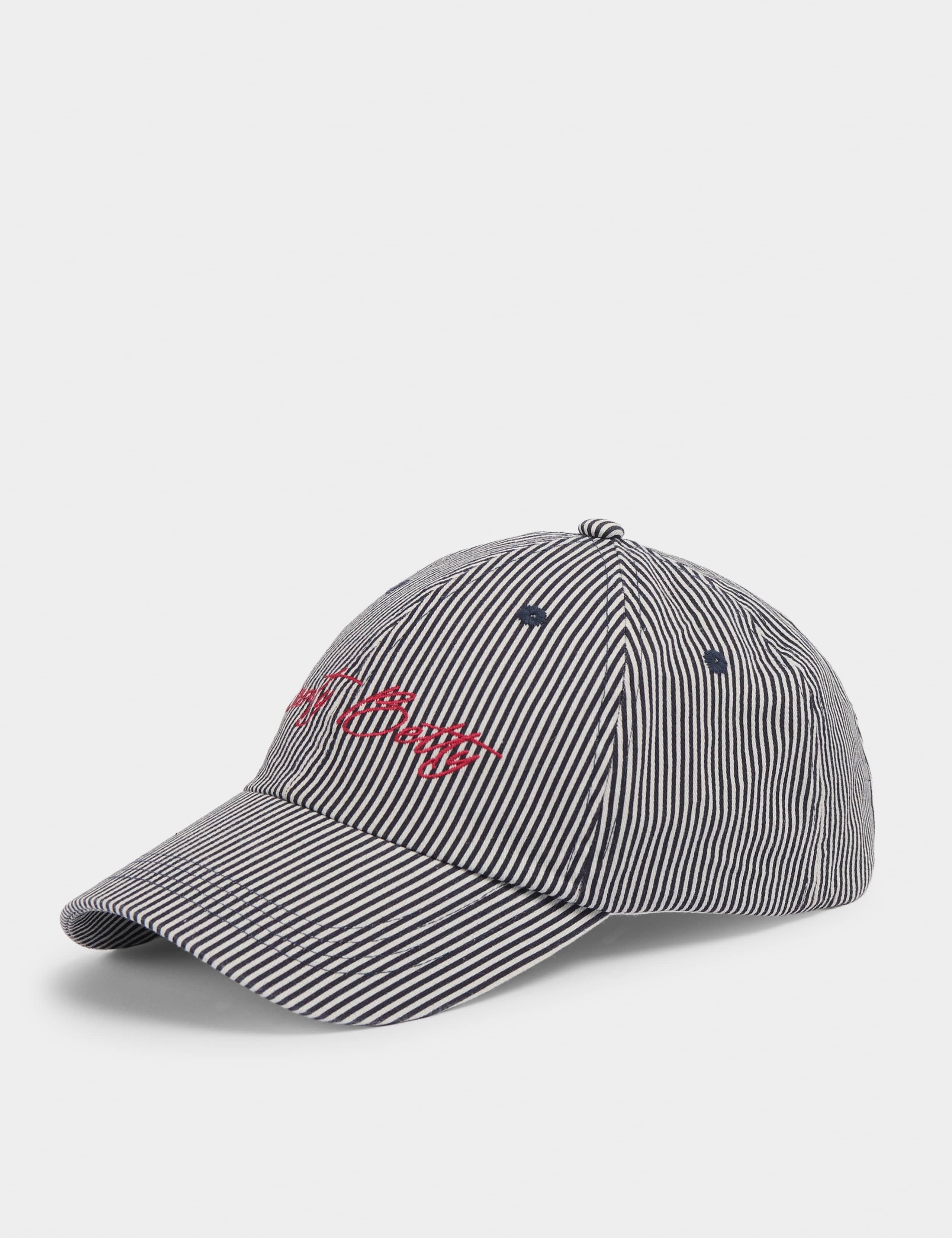 Pure Cotton Embroidered Baseball Cap 1 of 4