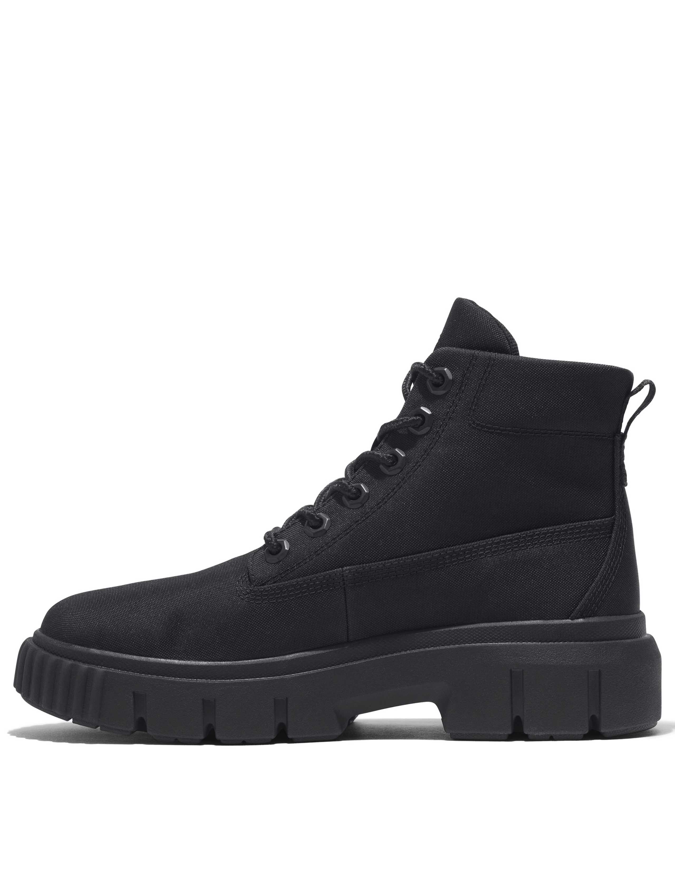 Greyfield Canvas Flat Ankle Boots 2 of 8