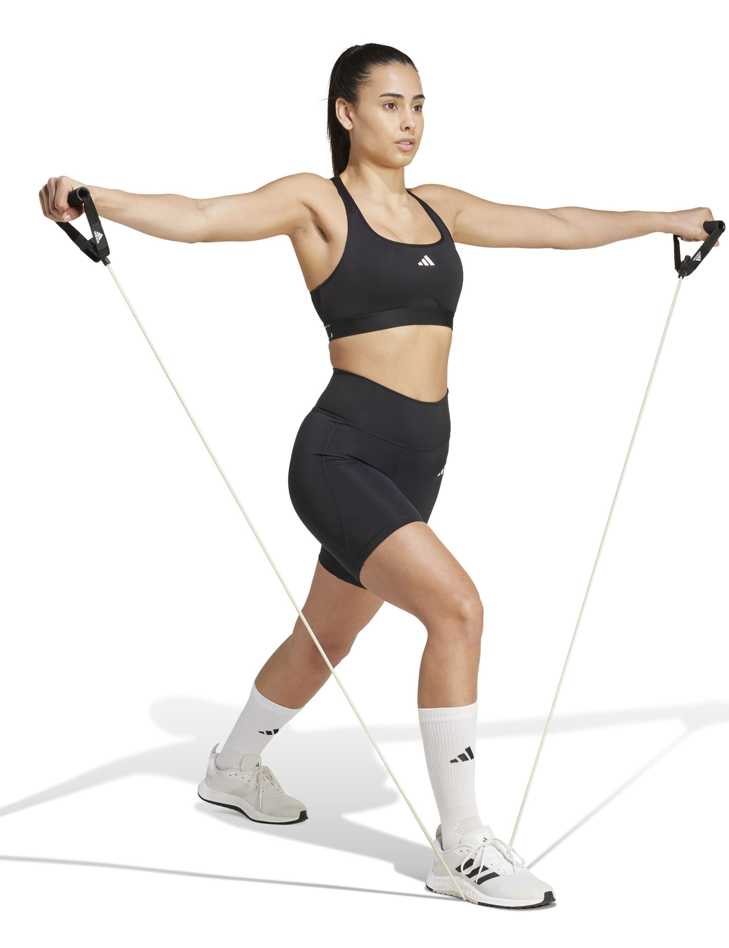 Optime Essentials High Waisted Shorts 3 of 6