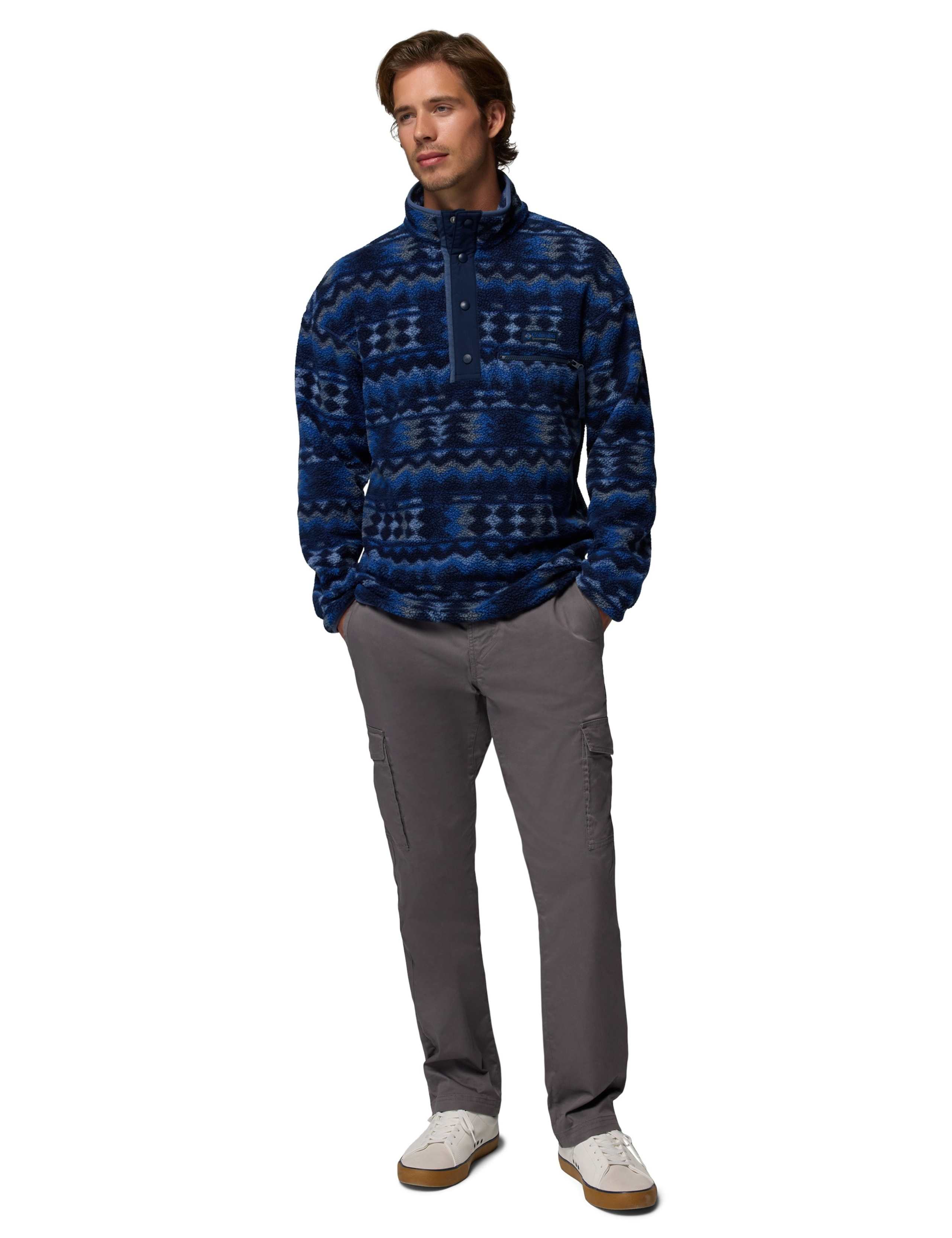 Helvetia Printed Funnel Neck Half Snap Fleece 3 of 5