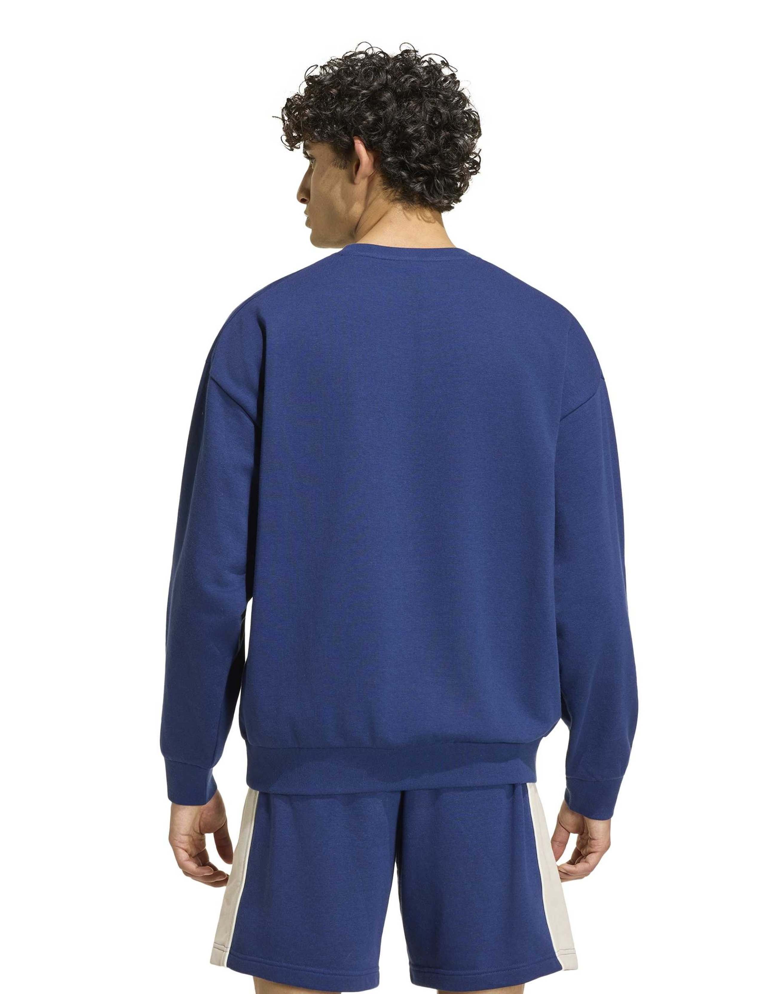 Cotton Rich Collegiate Crew Neck Sweatshirt 3 of 6
