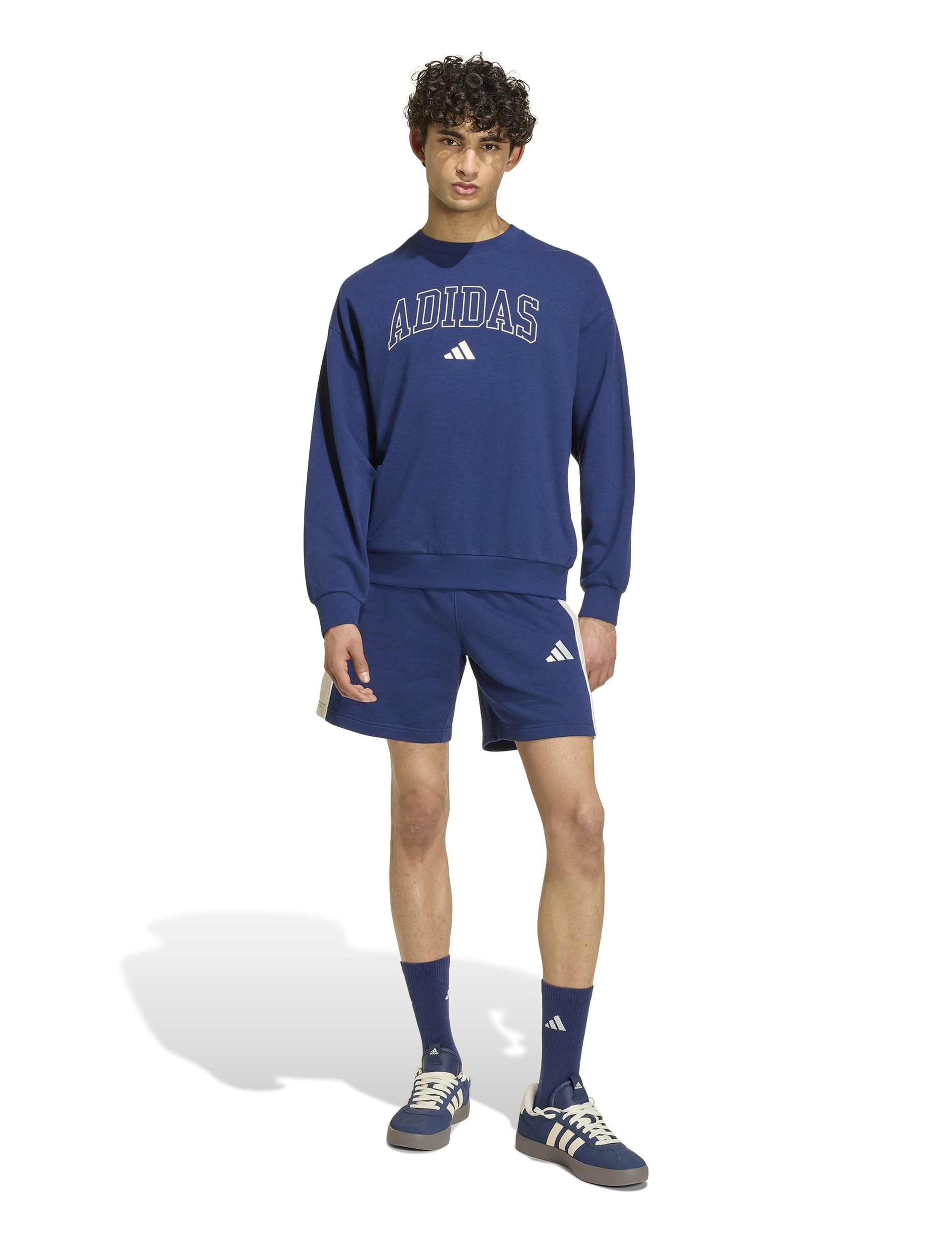 Cotton Rich Collegiate Crew Neck Sweatshirt 4 of 6