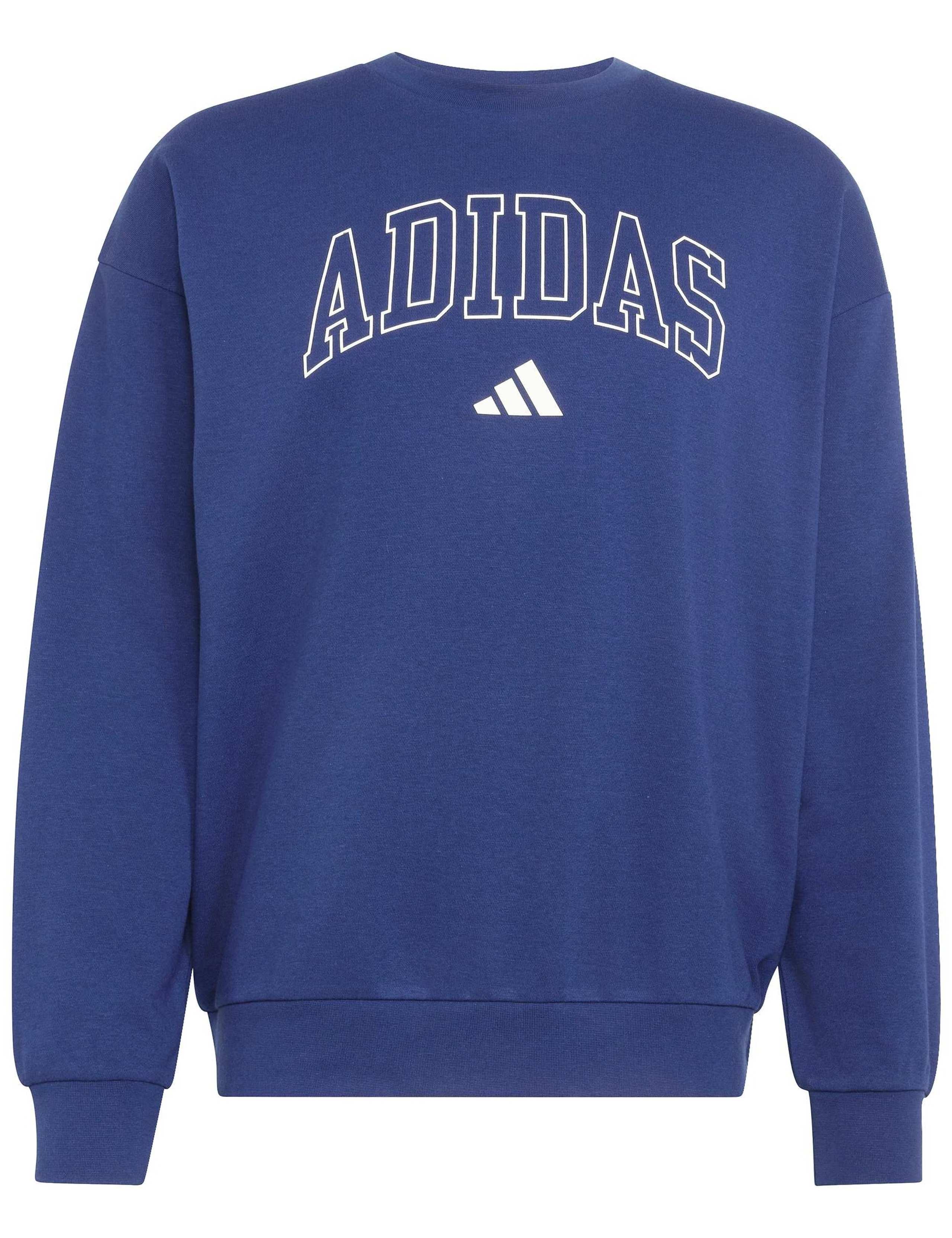 Cotton Rich Collegiate Crew Neck Sweatshirt 2 of 6