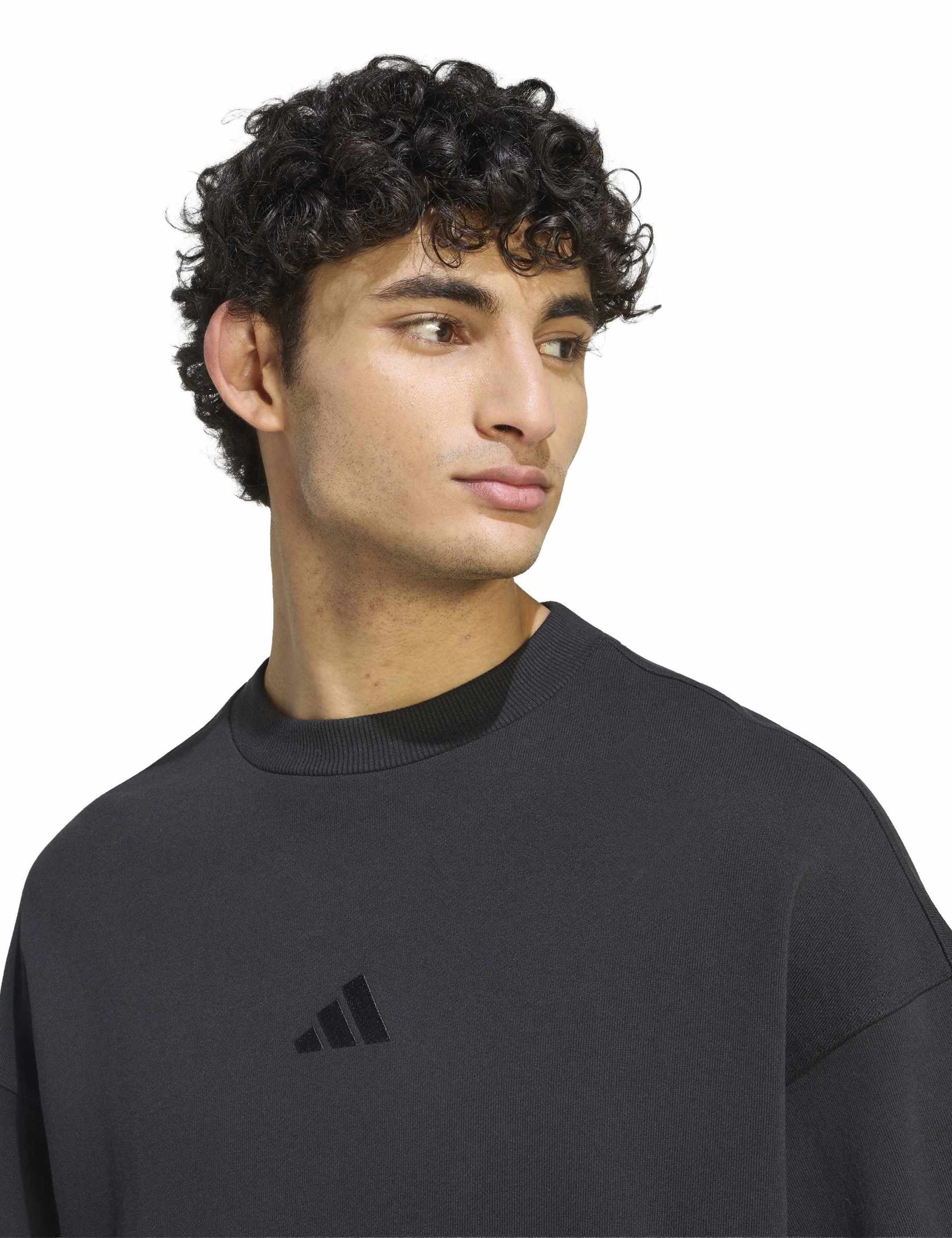 Pure Cotton Crew Neck Sweatshirt 5 of 6