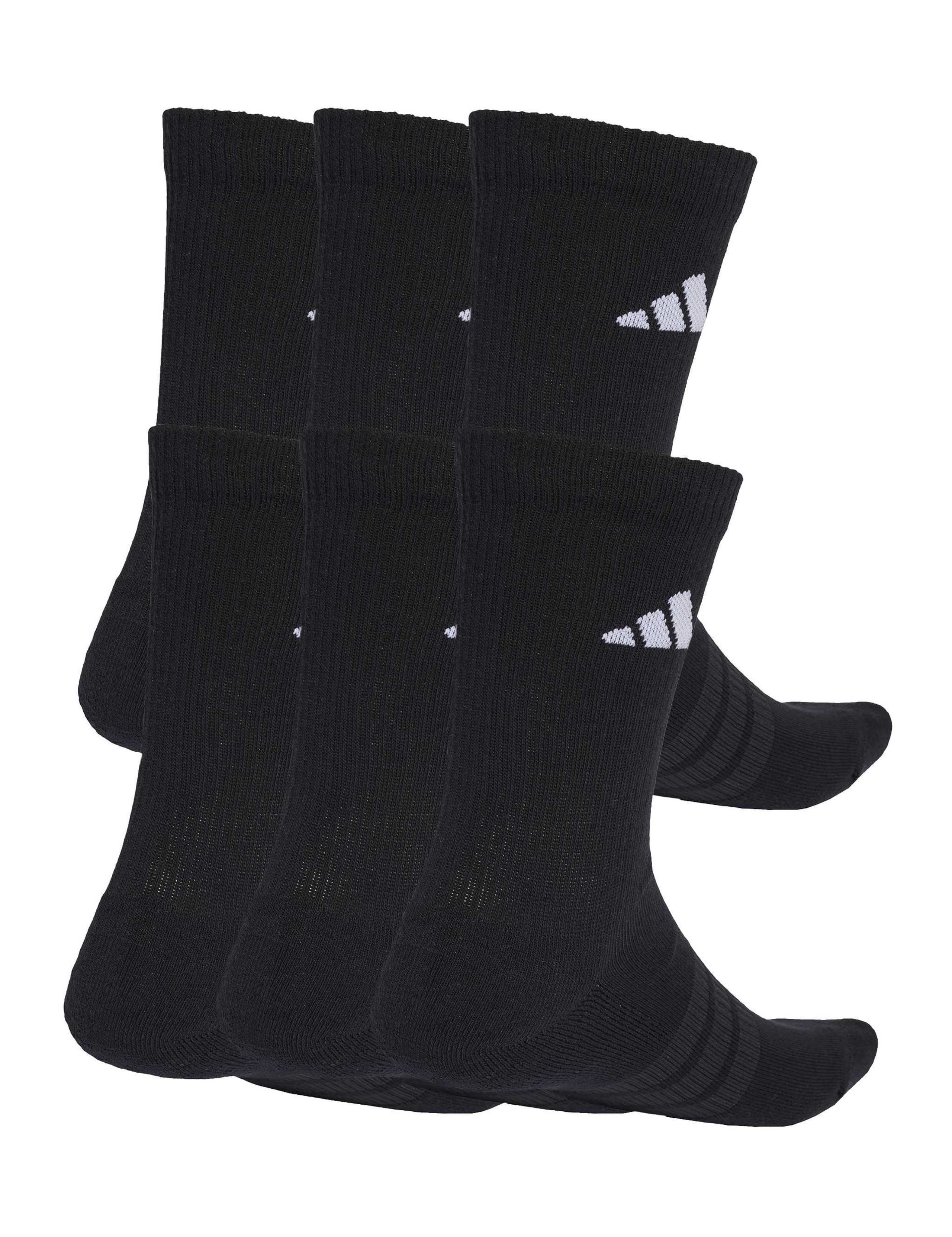 Cushioned Crew Socks 6 Pair Pack 2 of 4
