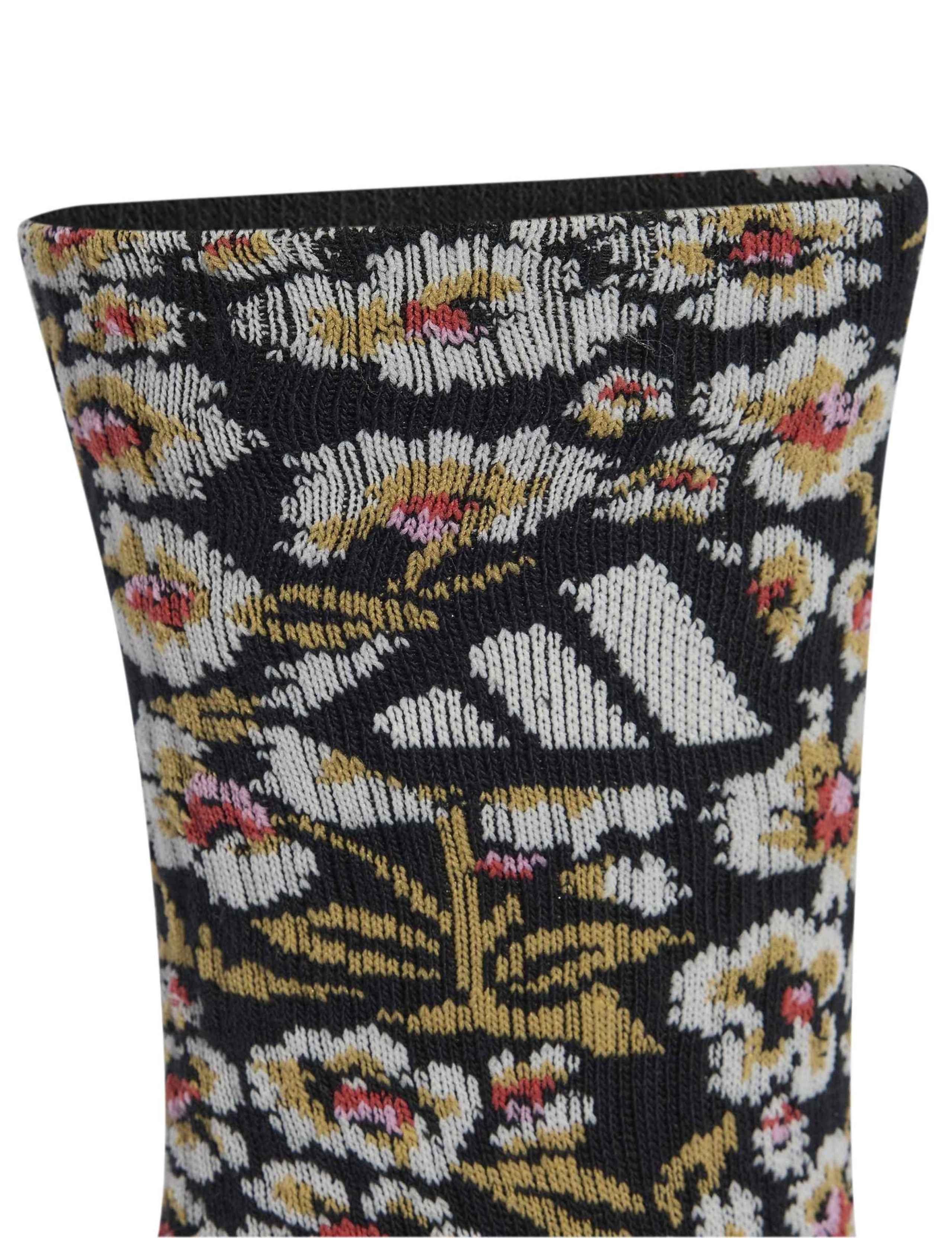 2 Pack Farm Floral Cotton Blend Crew Socks 3 of 4