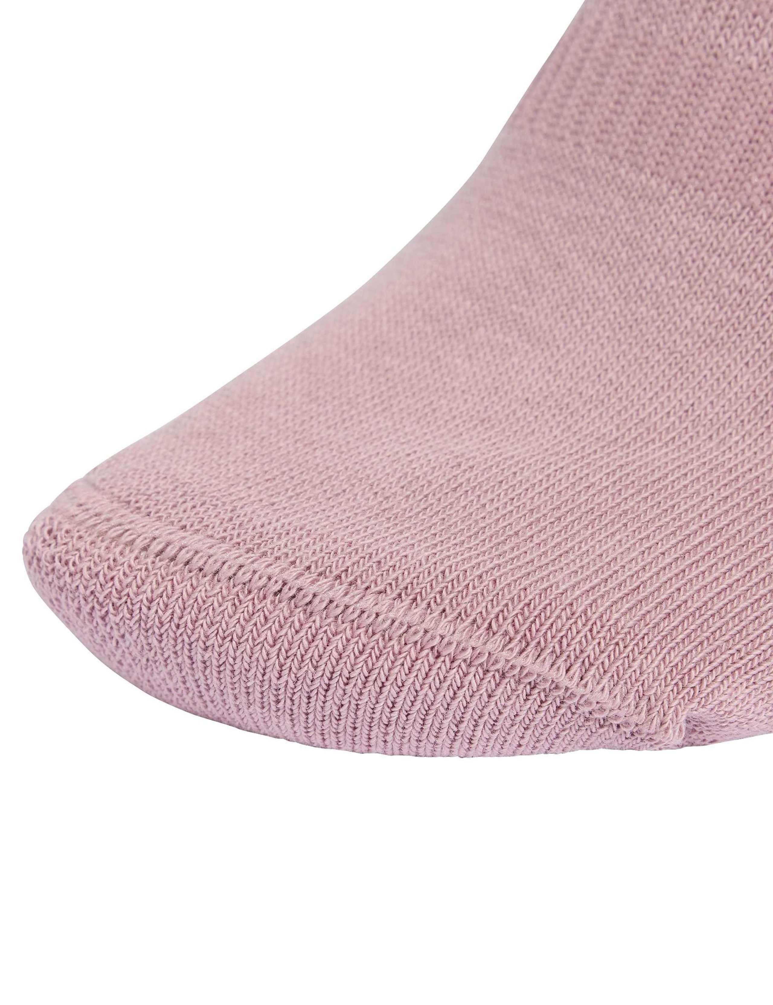 3 Pack Cushioned Cotton Rich Ankle High Socks 3 of 4