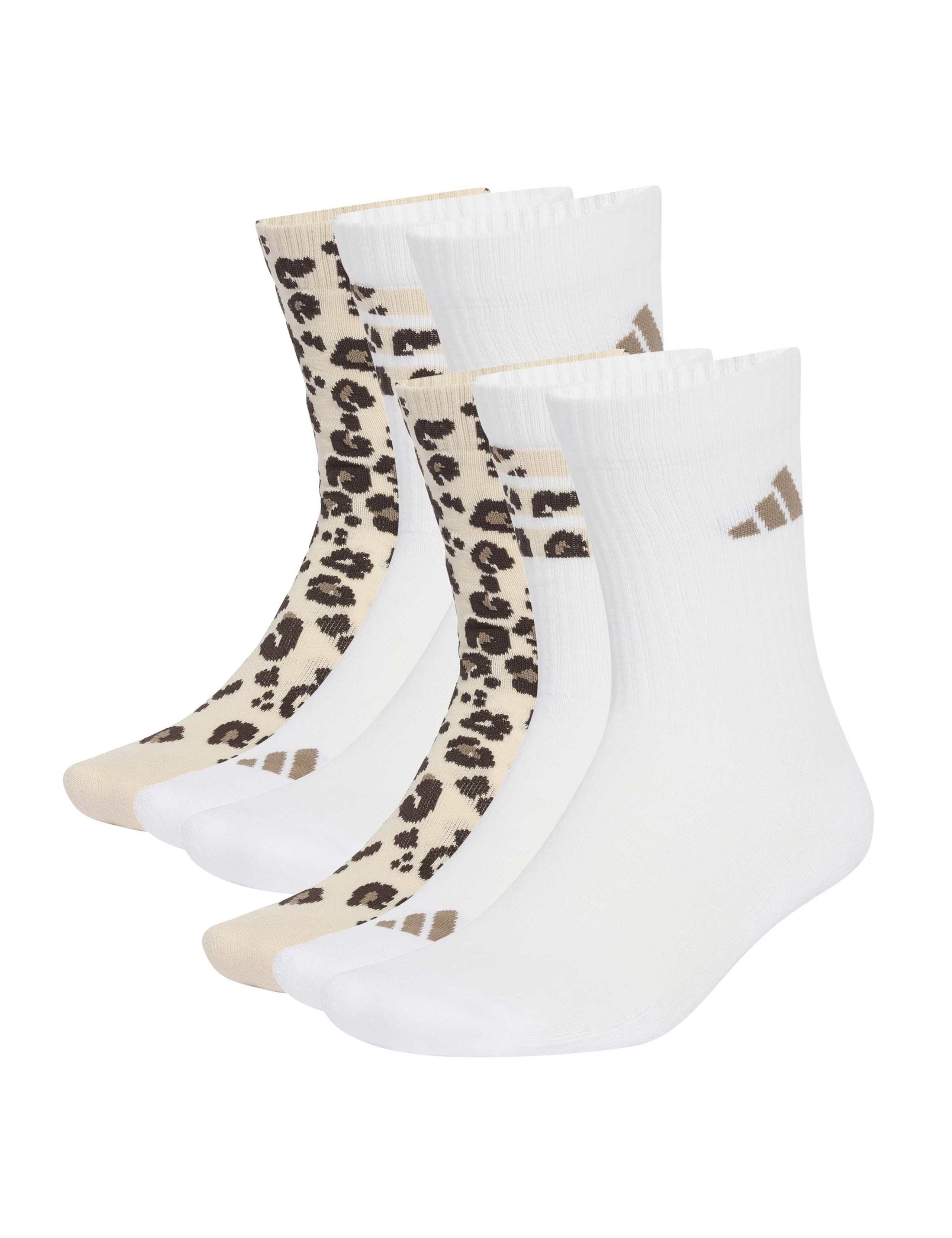 3 Pack Leo Graphic Cotton Blend Socks 1 of 4