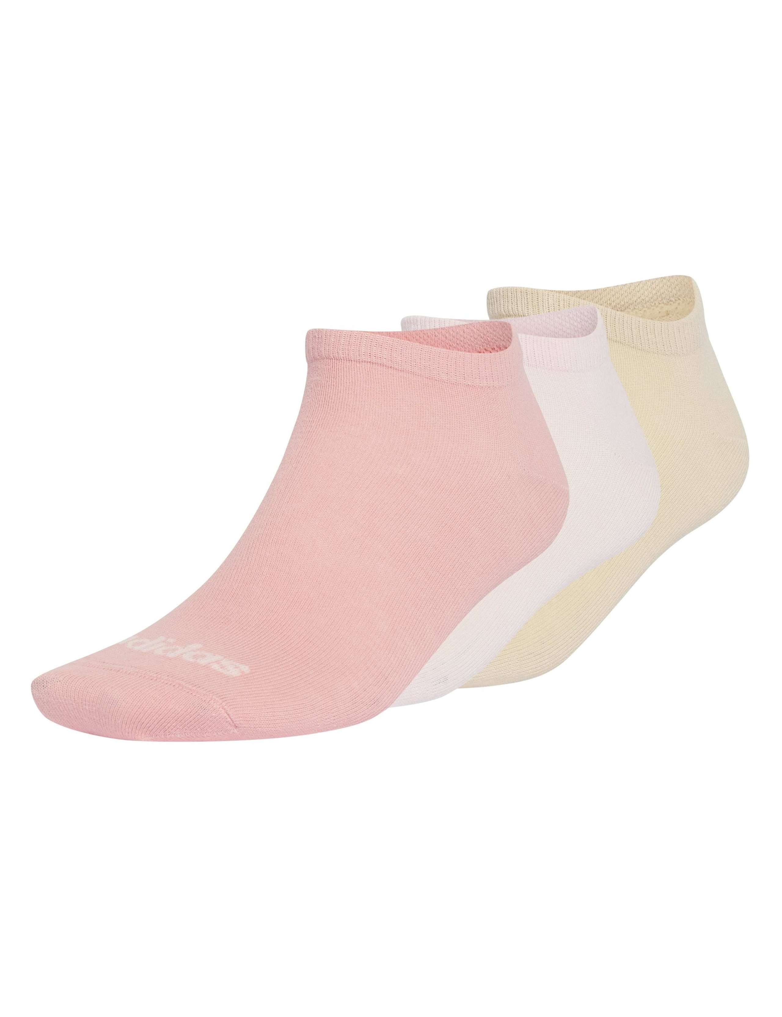 3 Pack Thin Linear Low Cut Trainer Socks 1 of 4