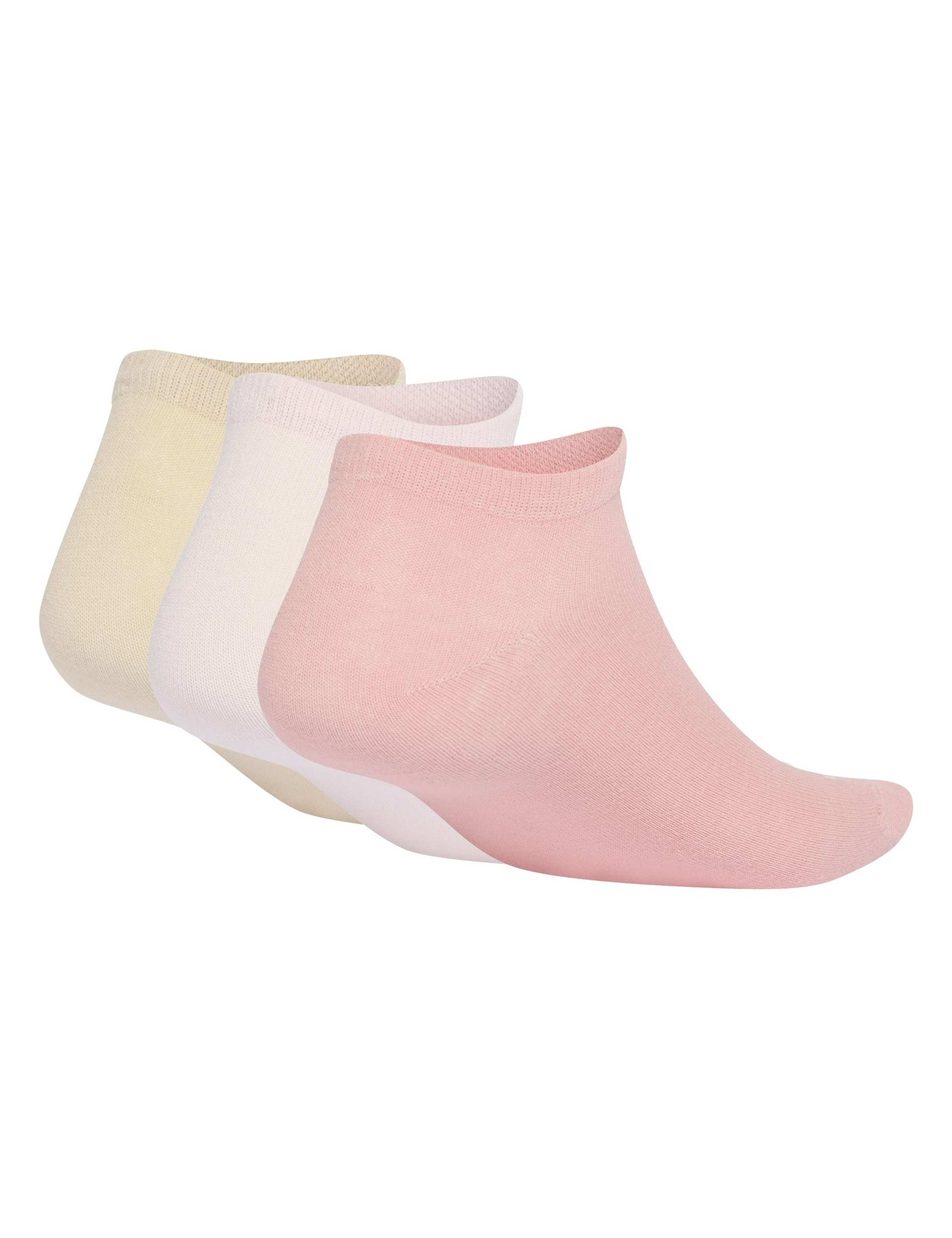 3 Pack Thin Linear Low Cut Trainer Socks 2 of 4