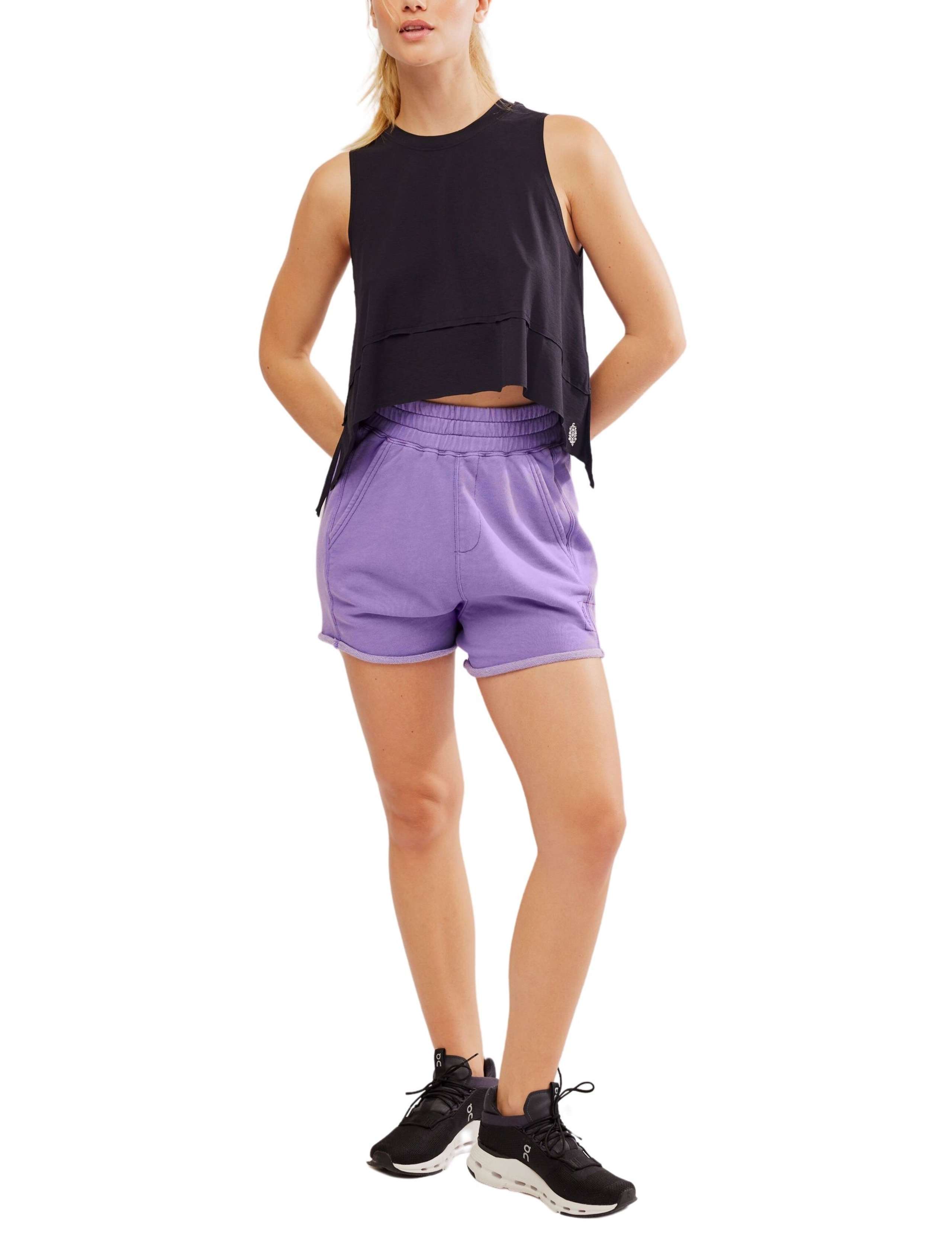 Tempo Crew Neck Relaxed Crop Vest Top 3 of 11
