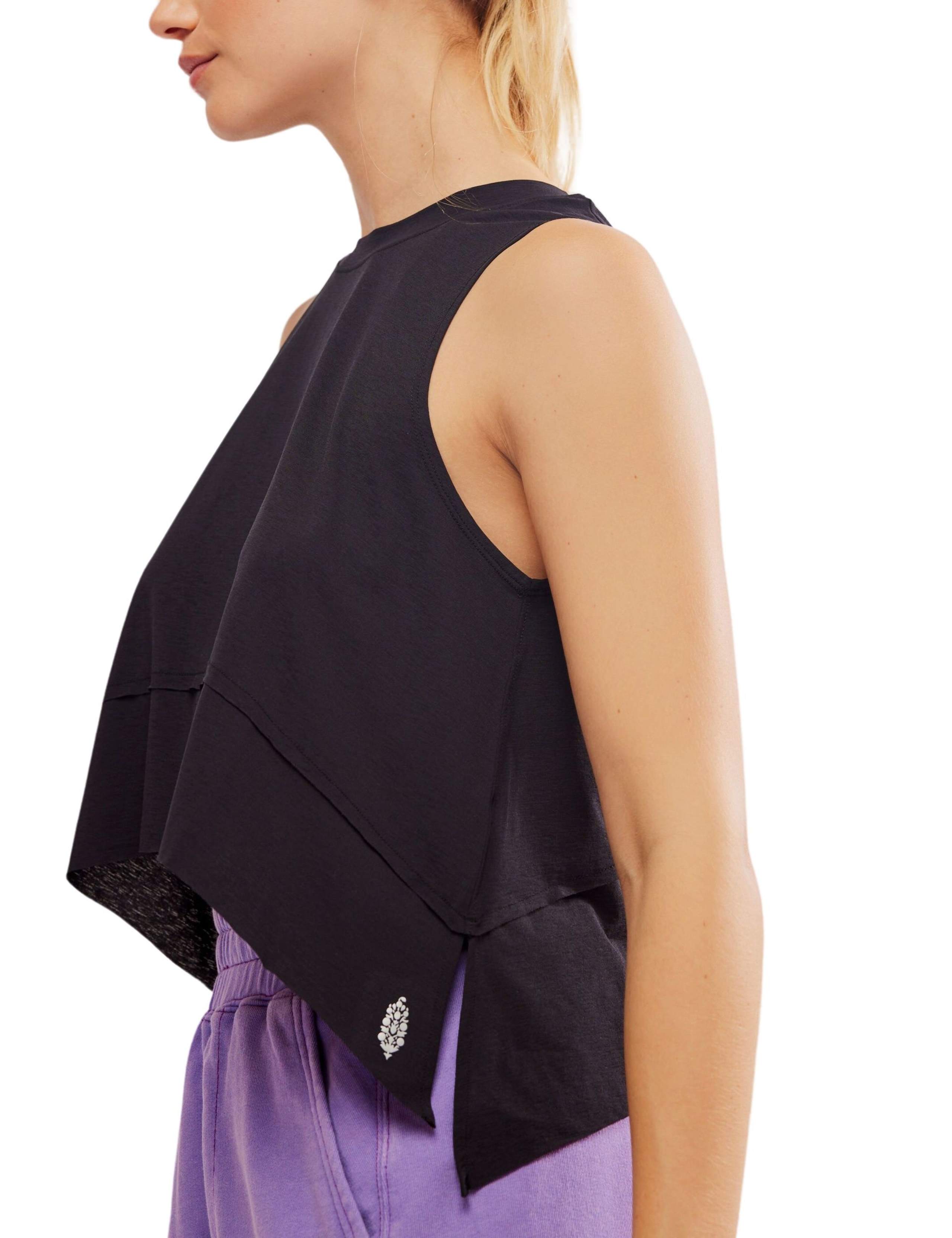 Tempo Crew Neck Relaxed Crop Vest Top 7 of 11