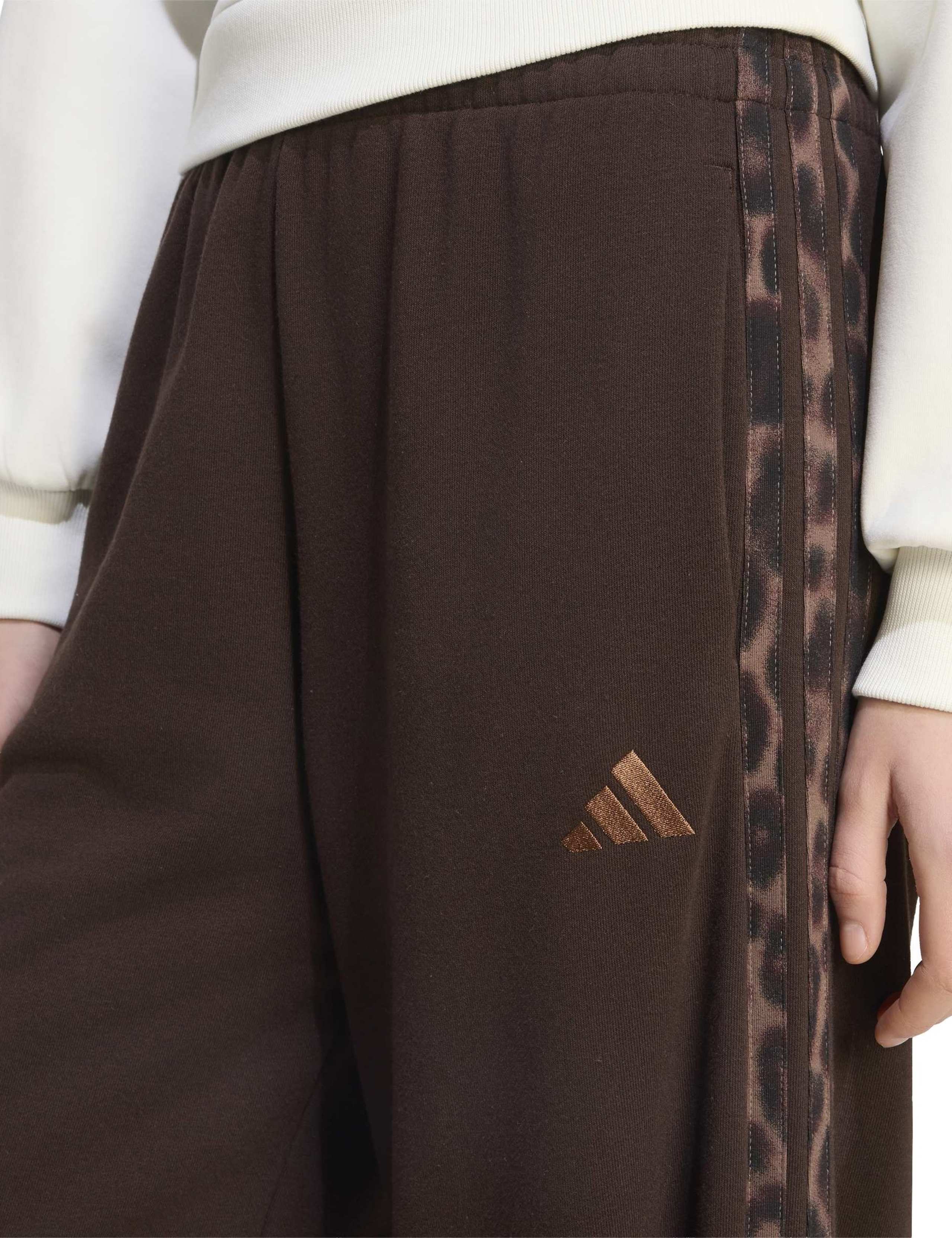 Animal Print 3-Stripes Cotton Rich Joggers 5 of 6