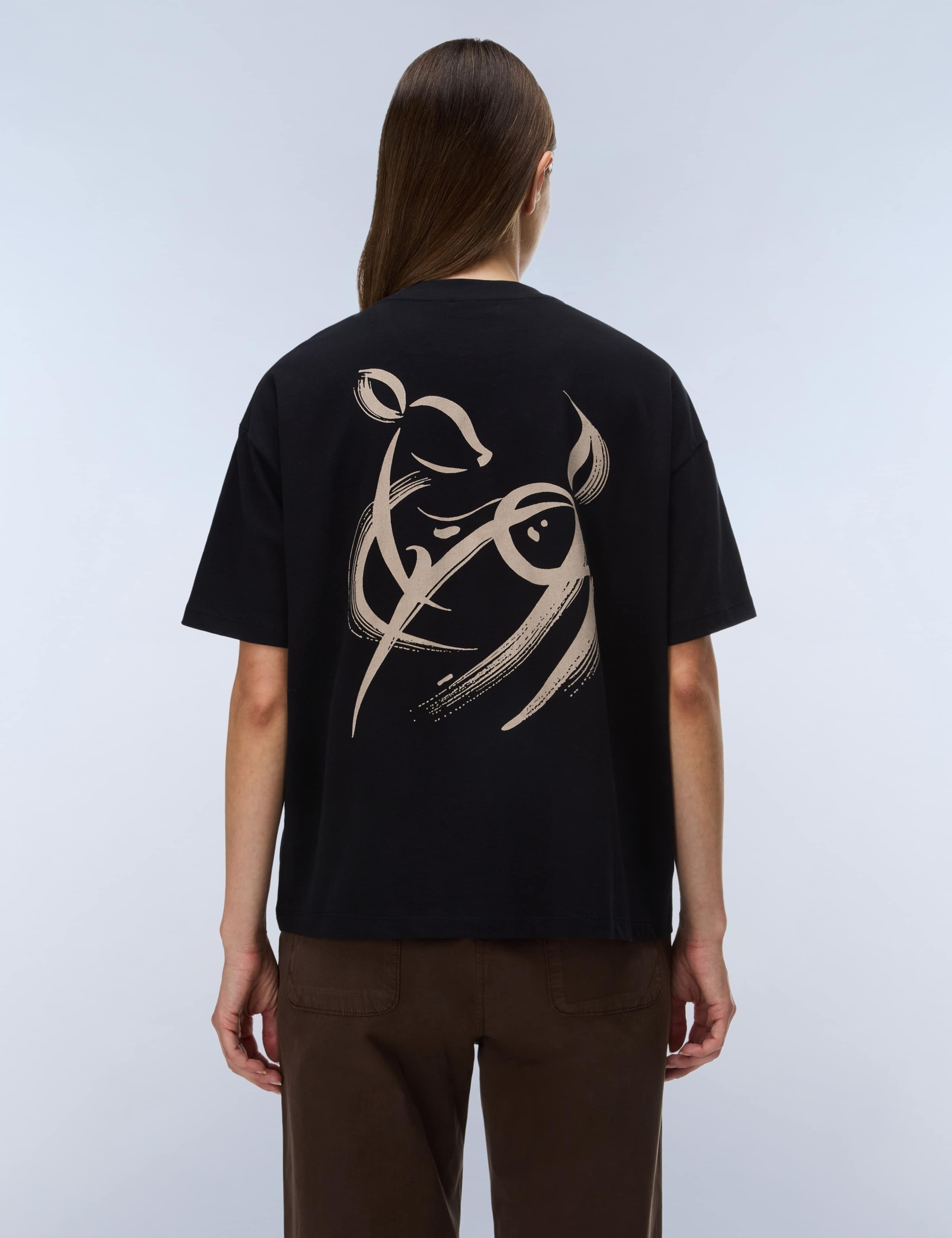 Aral Pure Cotton Printed Oversized T-Shirt 3 of 6