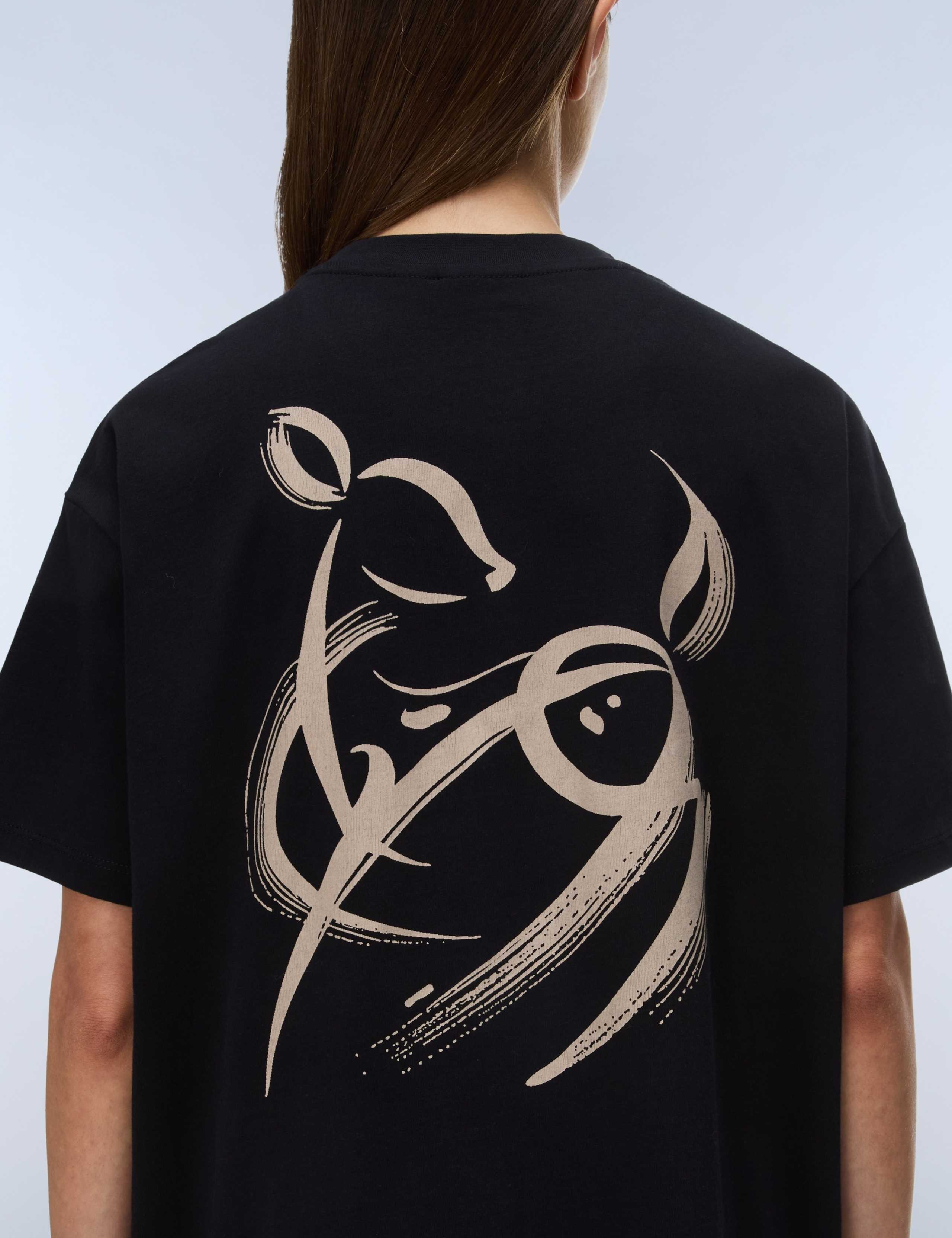 Aral Pure Cotton Printed Oversized T-Shirt 6 of 6
