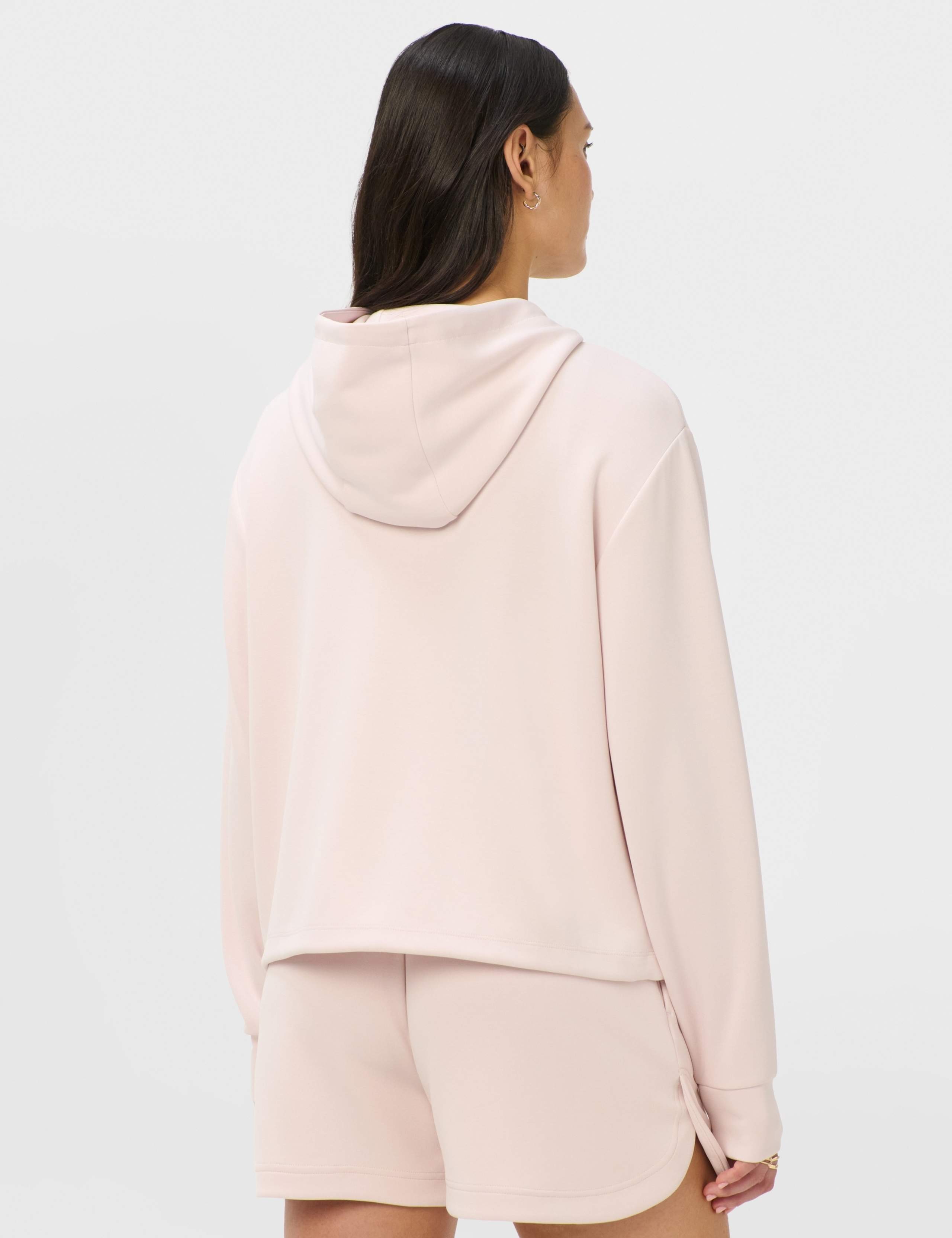 Sand Wash Modal Blend Cropped Hoodie 3 of 7