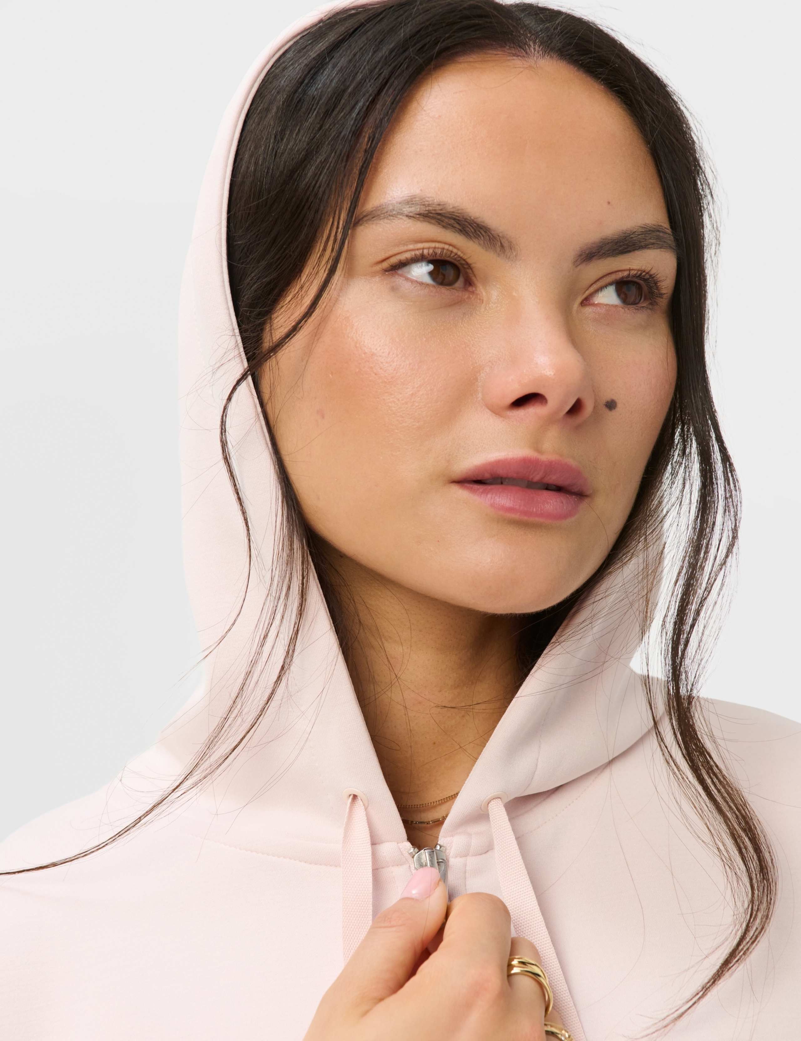 Sand Wash Modal Blend Cropped Hoodie 7 of 7
