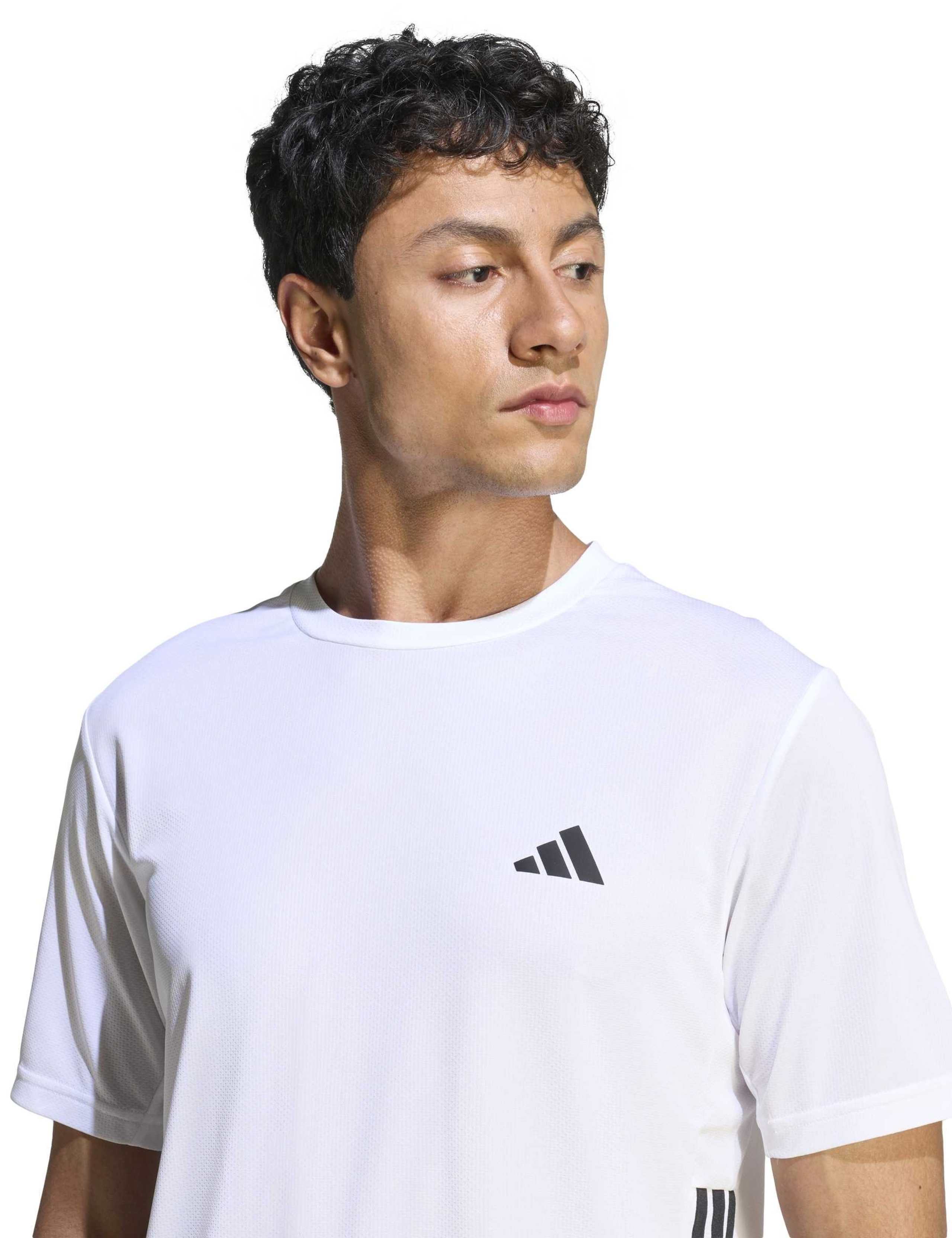 Essentials Base 3-Stripes Crew Neck T-Shirt 5 of 6