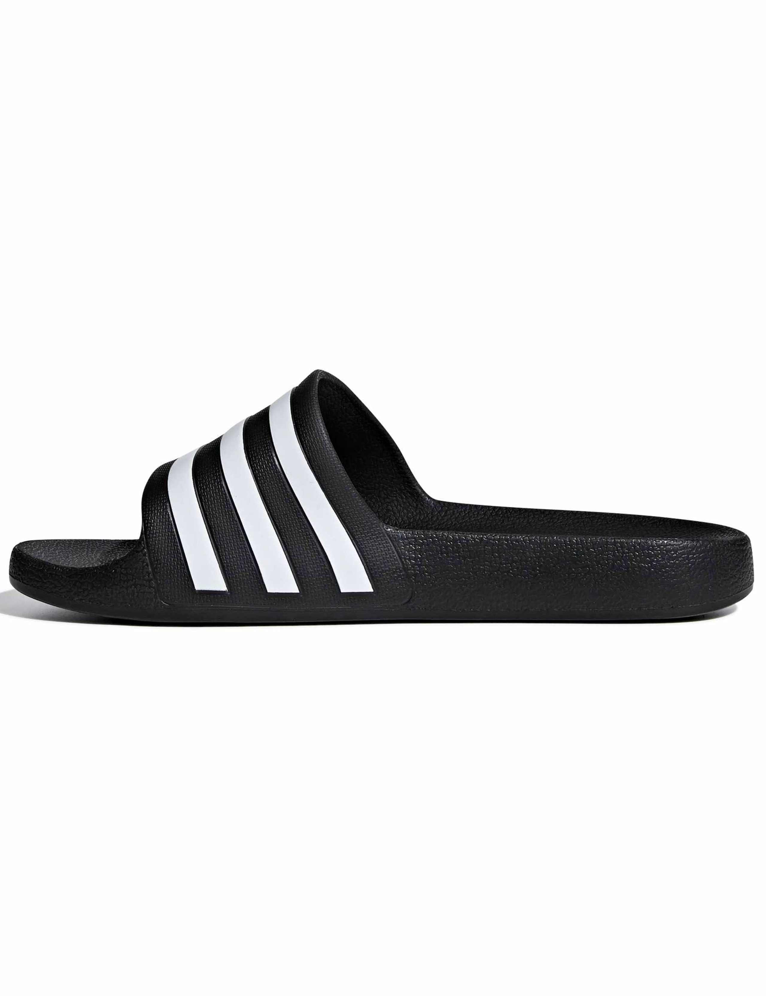 Adilette Aqua Striped Sliders 2 of 7