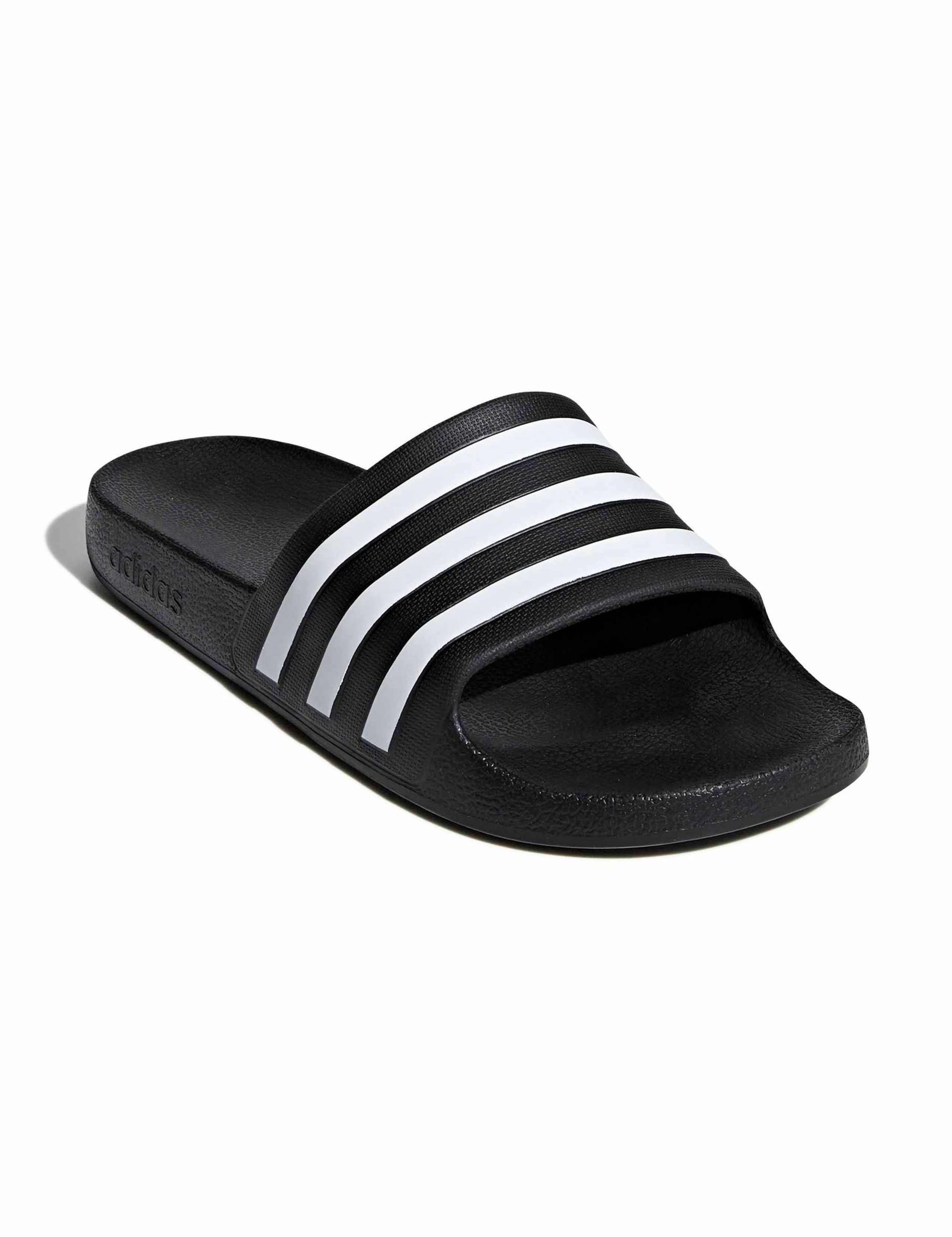 Adilette Aqua Striped Sliders 7 of 7