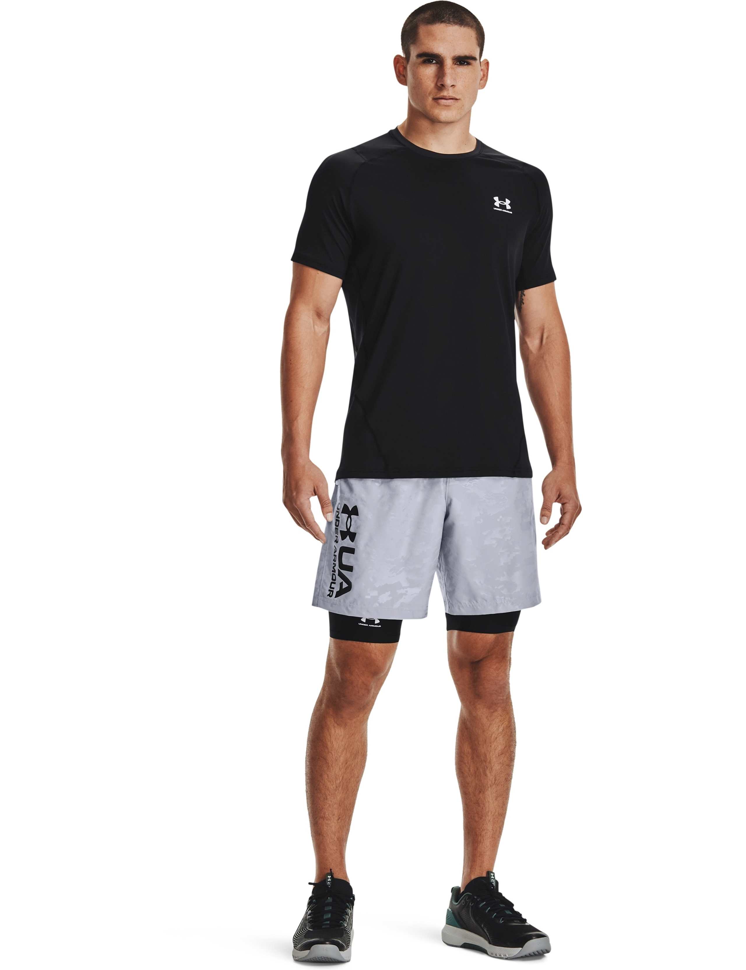 HeatGear® Armour Fitted Short Sleeve T-Shirt 2 of 5