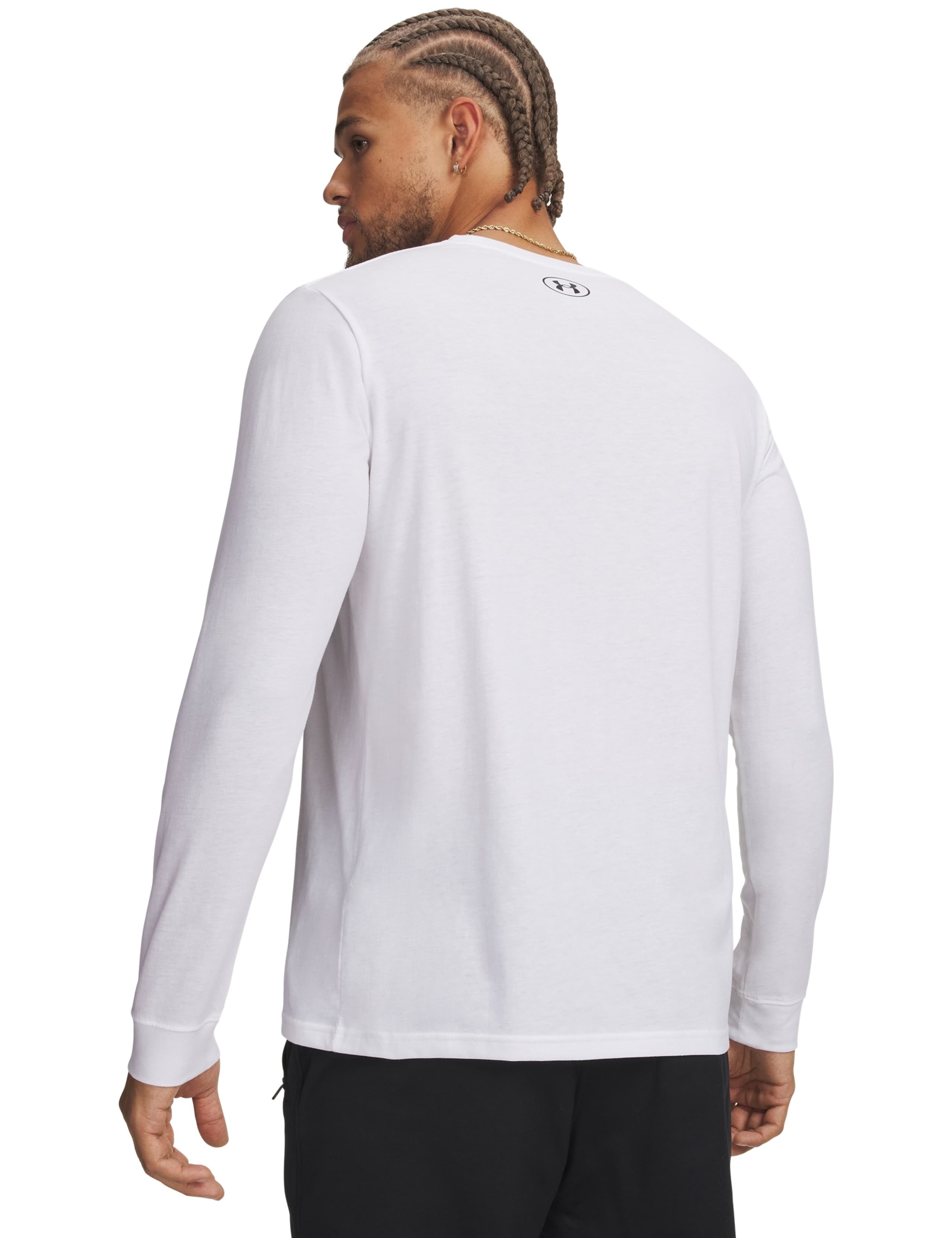 Cotton Rich Crew Neck Long Sleeve Logo Top 2 of 4