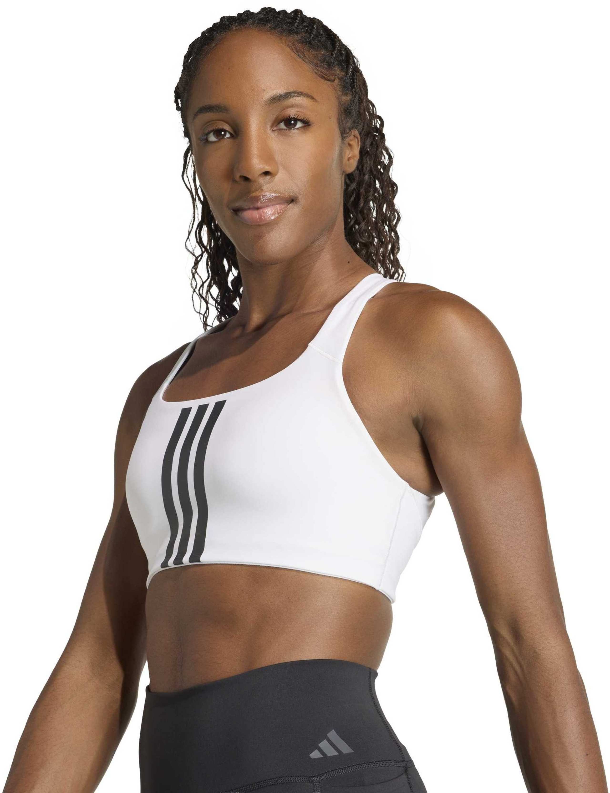 3-Stripes Medium Support Non Wired Sports Bra 6 of 8