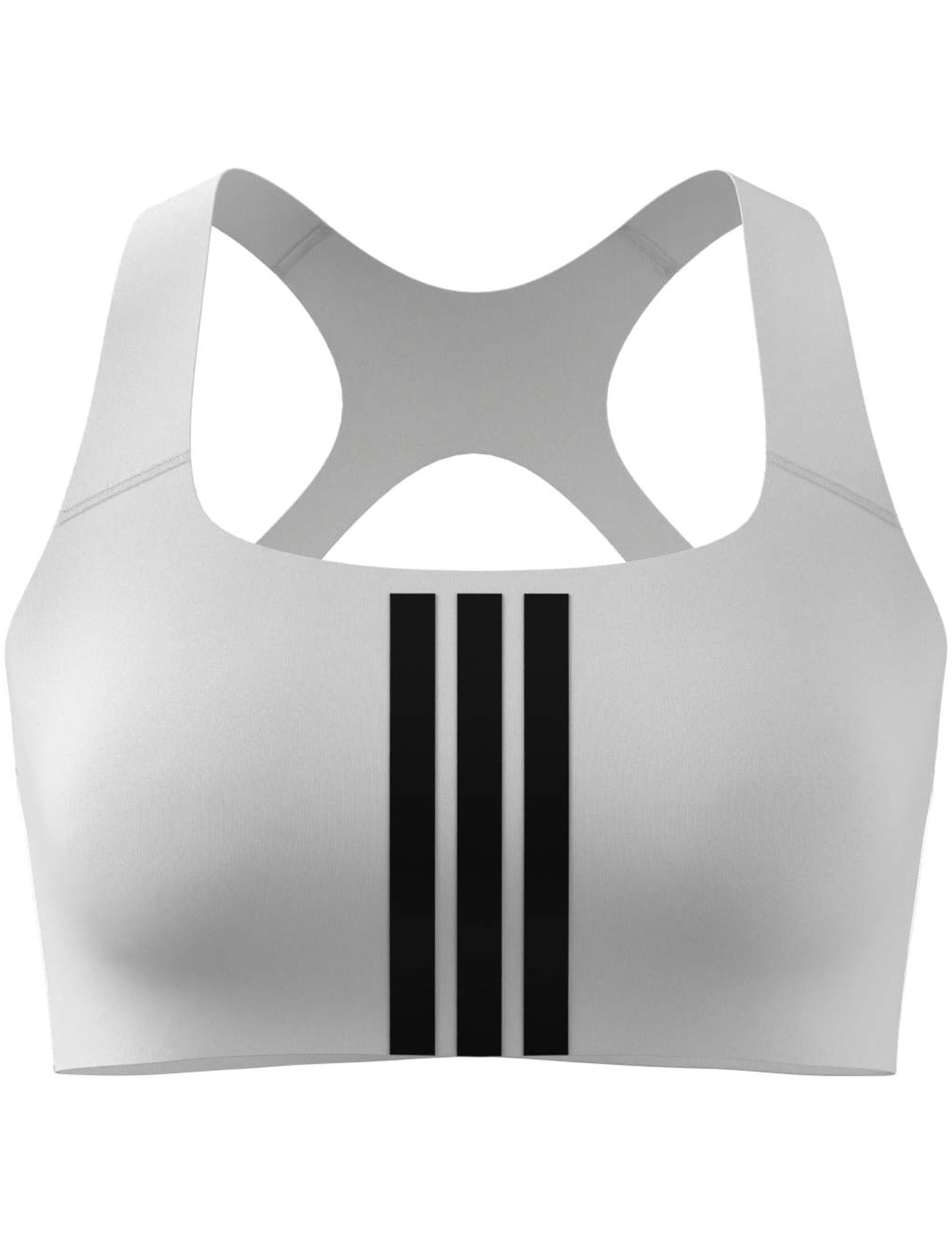 3-Stripes Medium Support Non Wired Sports Bra 2 of 8