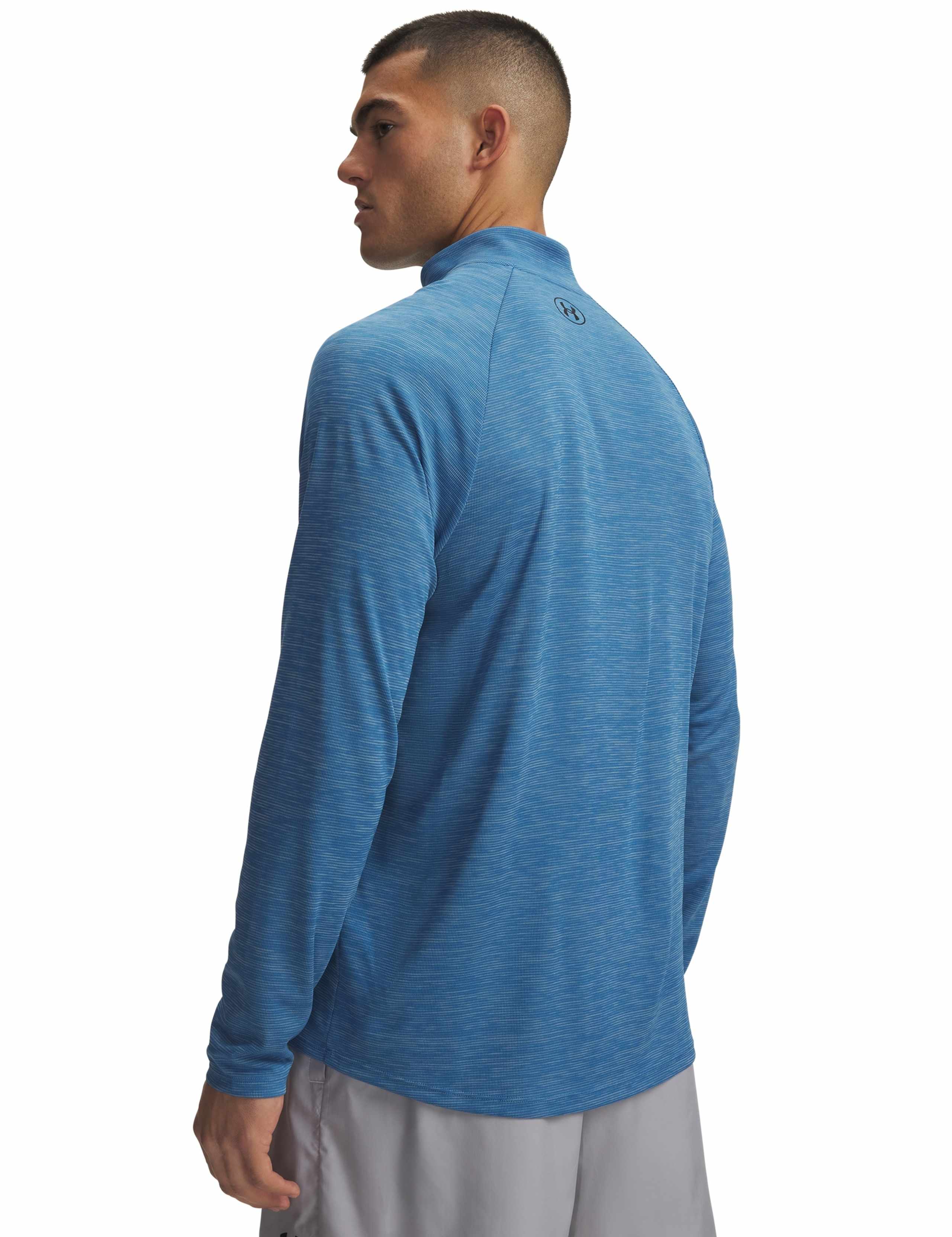 Textured Technical Half Zip Quick Dry Top 2 of 3