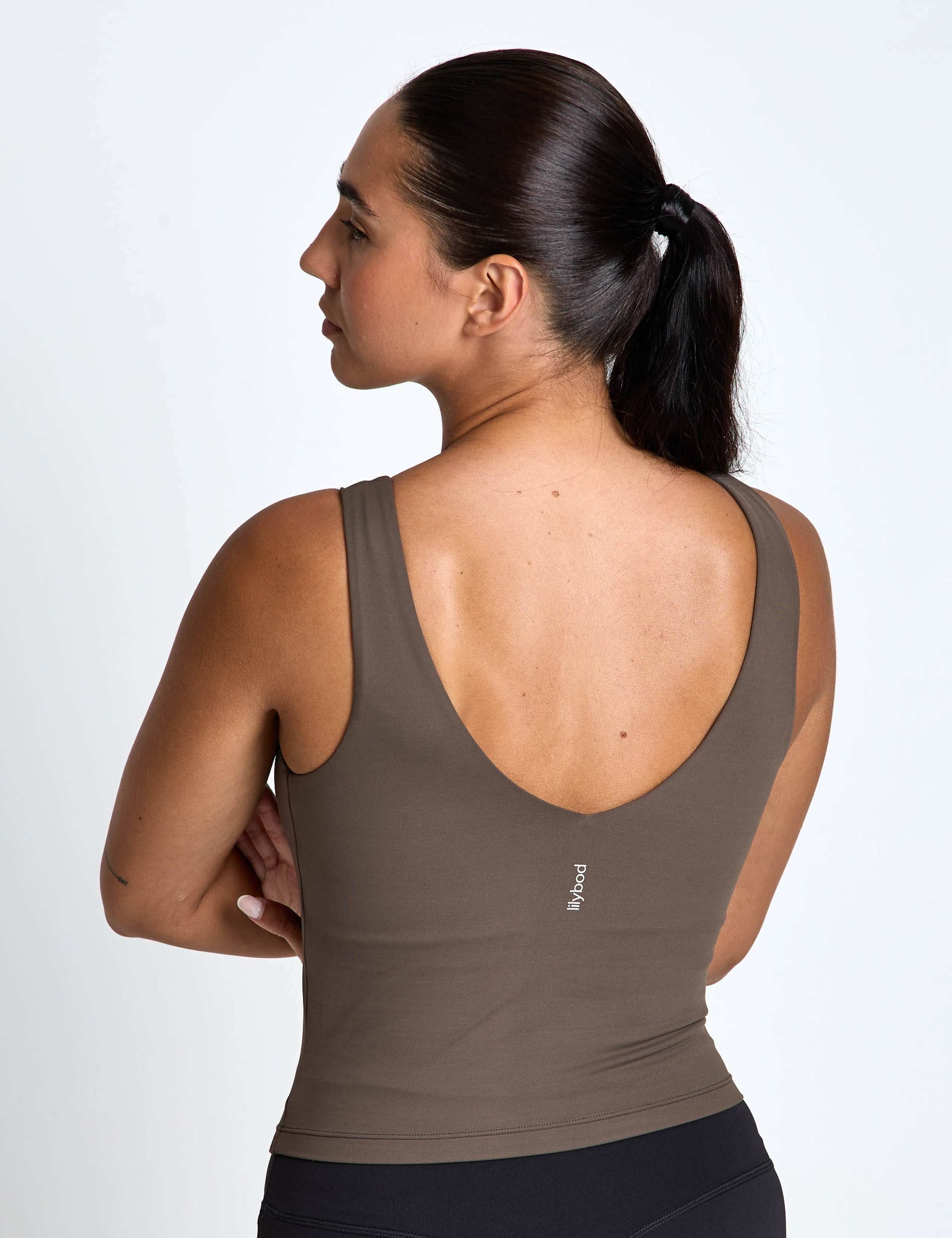 Cindee Cloud-Core Non Wired Sports Bra Tank 3 of 6