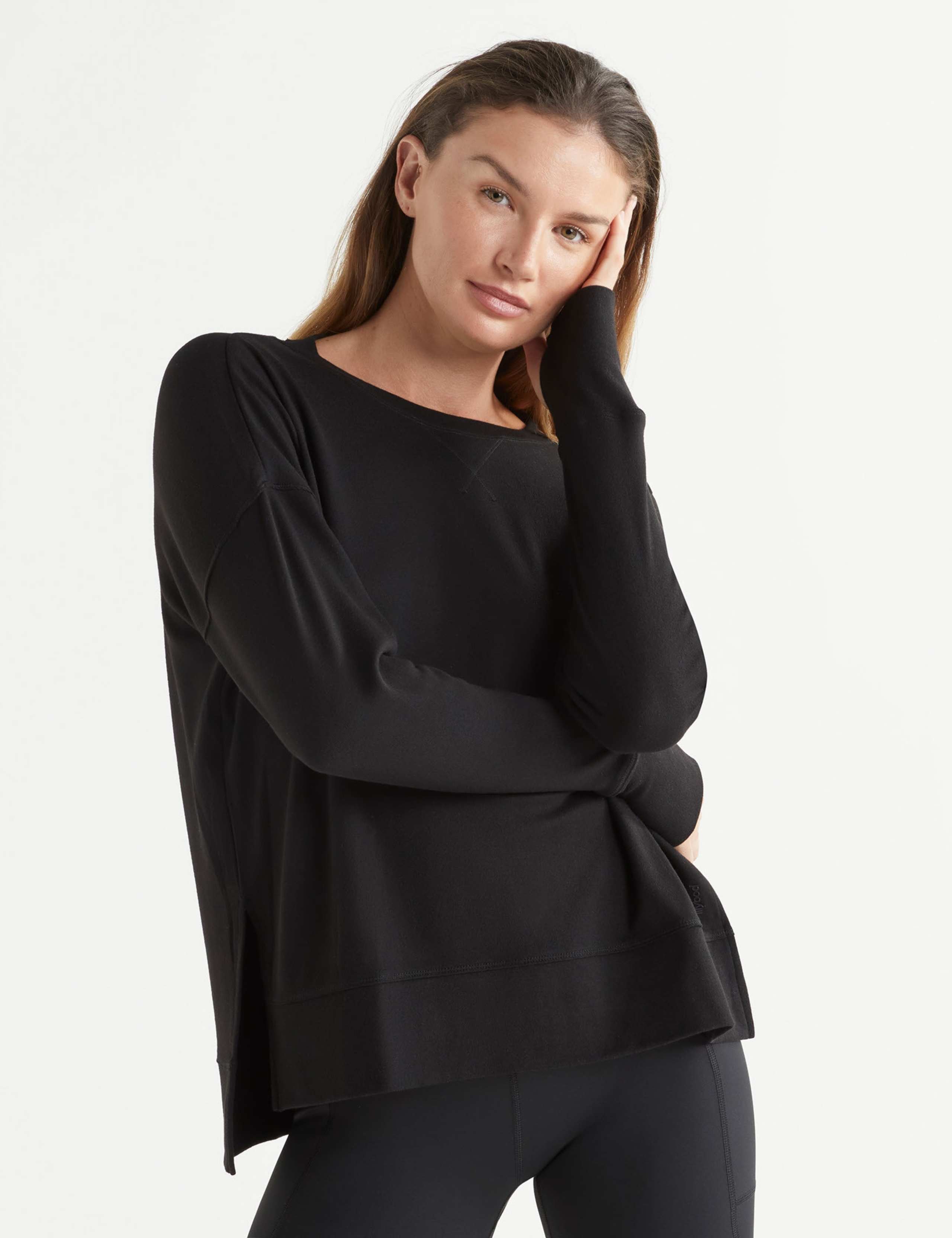 Shelby Crew Neck Relaxed Fit Sweatshirt 1 of 4