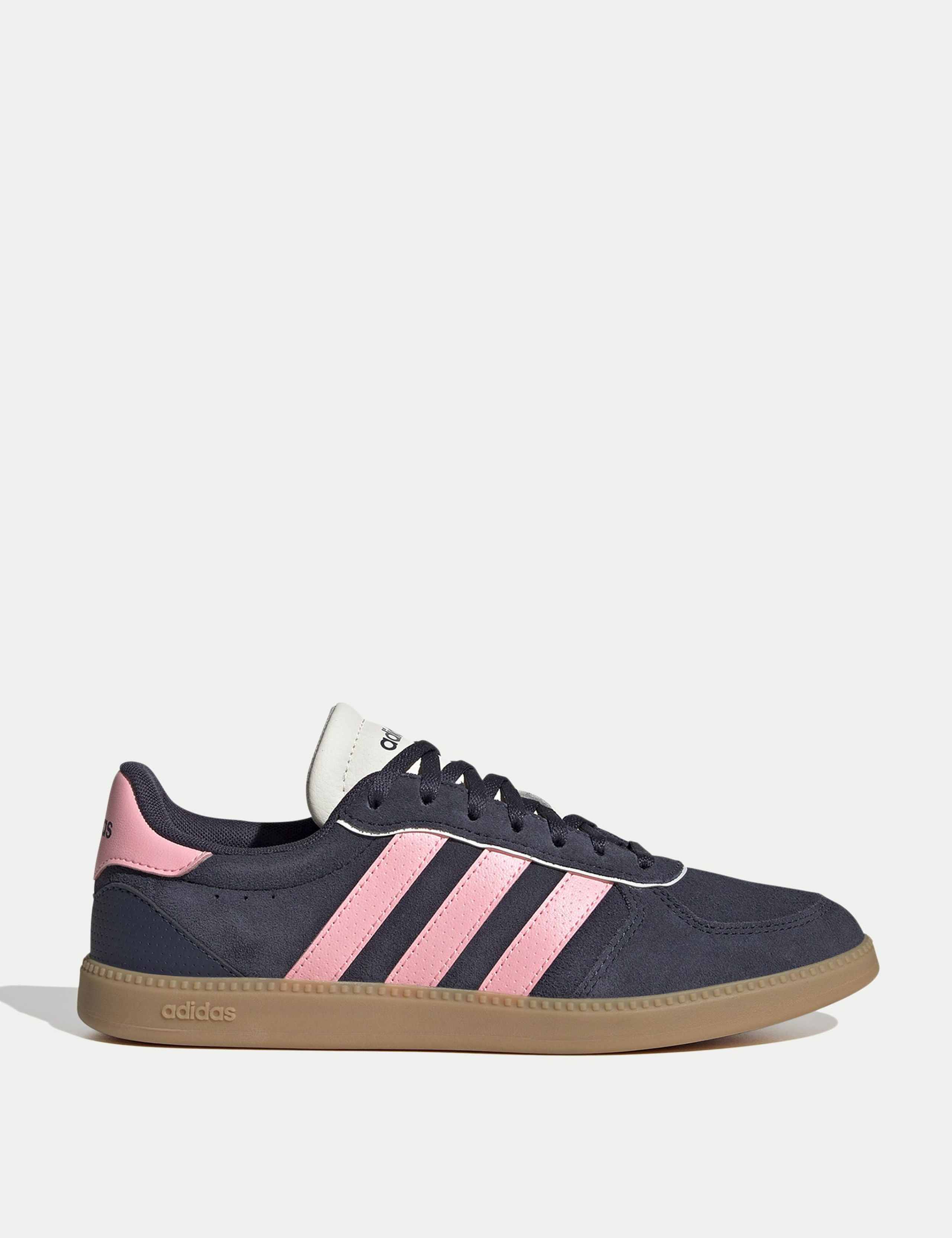 Breaknet Sleek Leather Gumsole Trainers 1 of 6