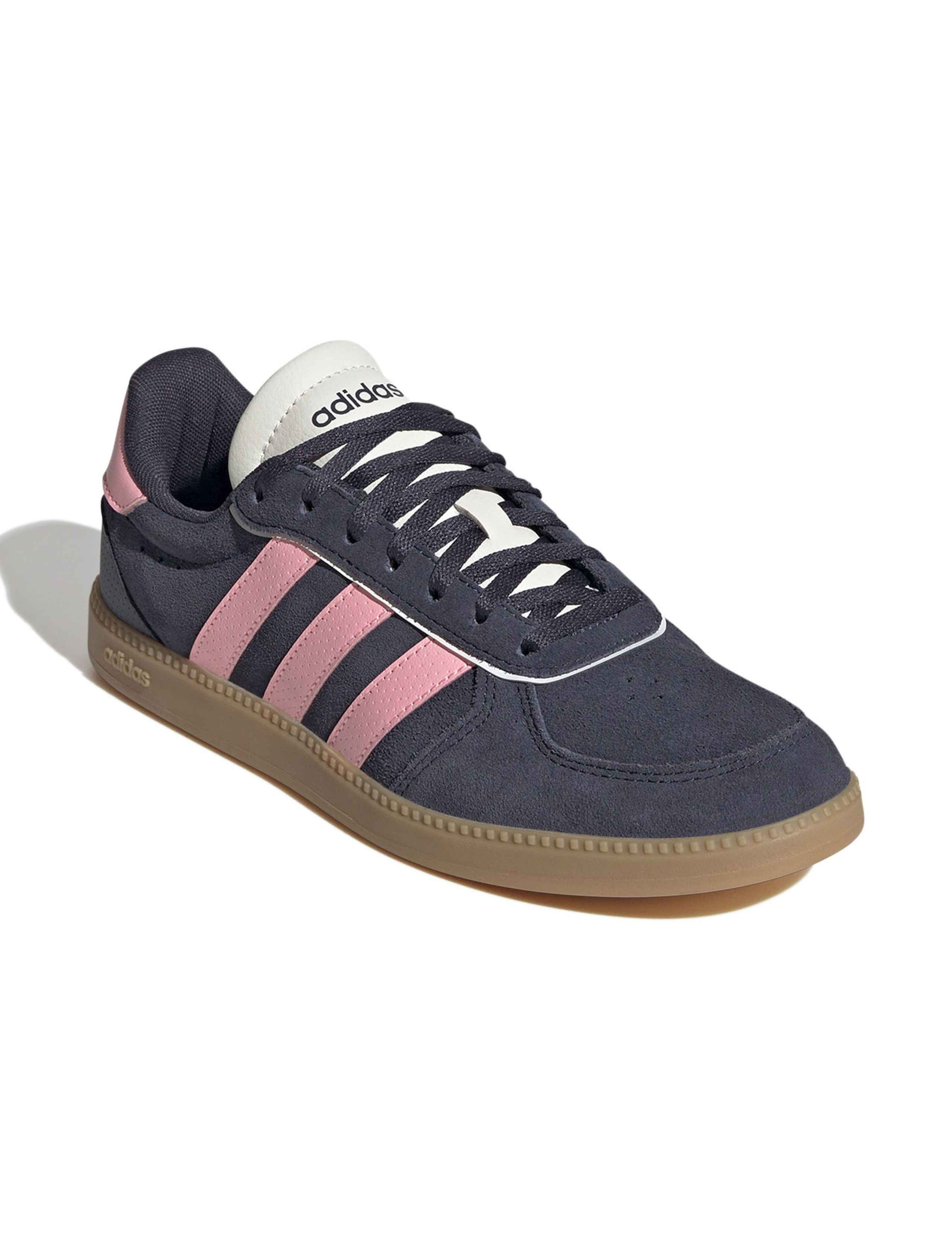Breaknet Sleek Leather Gumsole Trainers 3 of 6