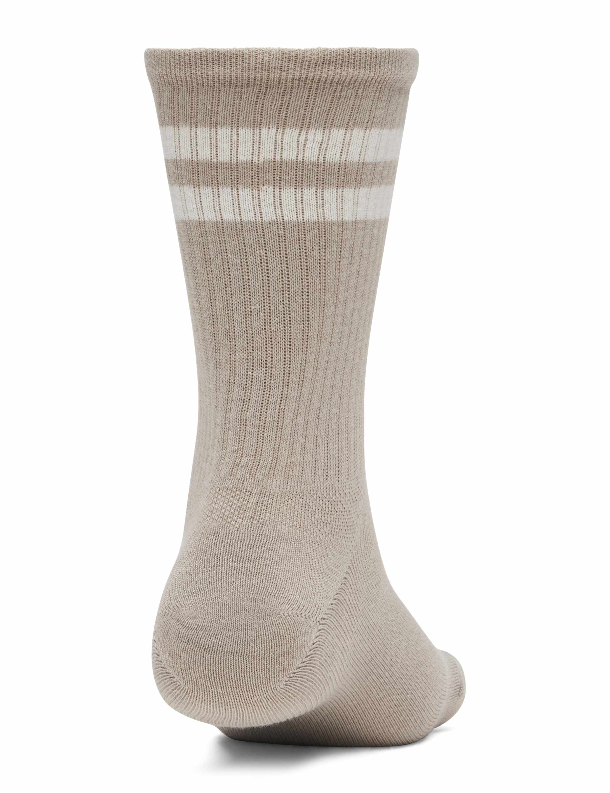 6 Pack Ribbed Ankle Socks 2 of 3