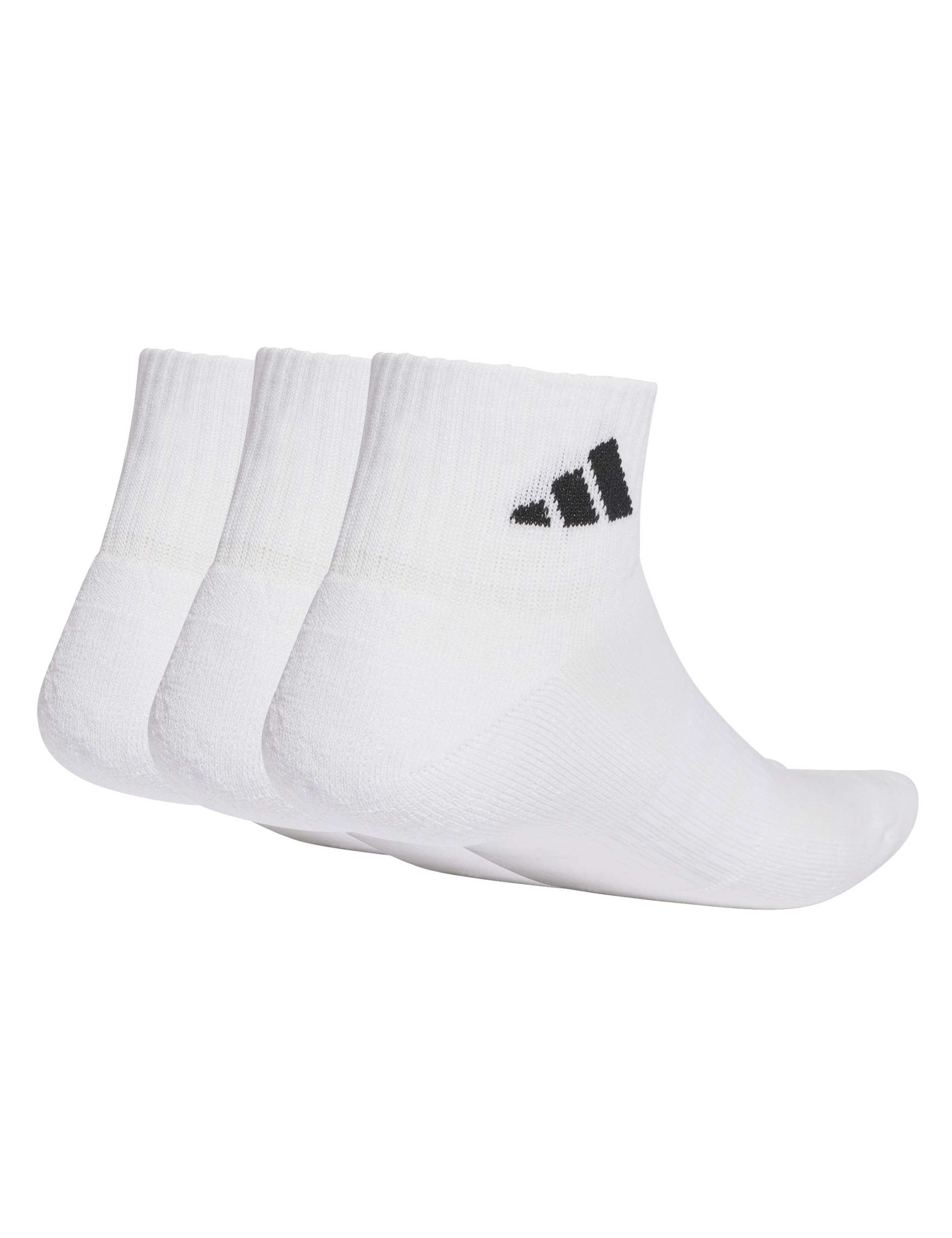 Cushioned Ankle Socks 3 Pack Low Cut 2 of 4