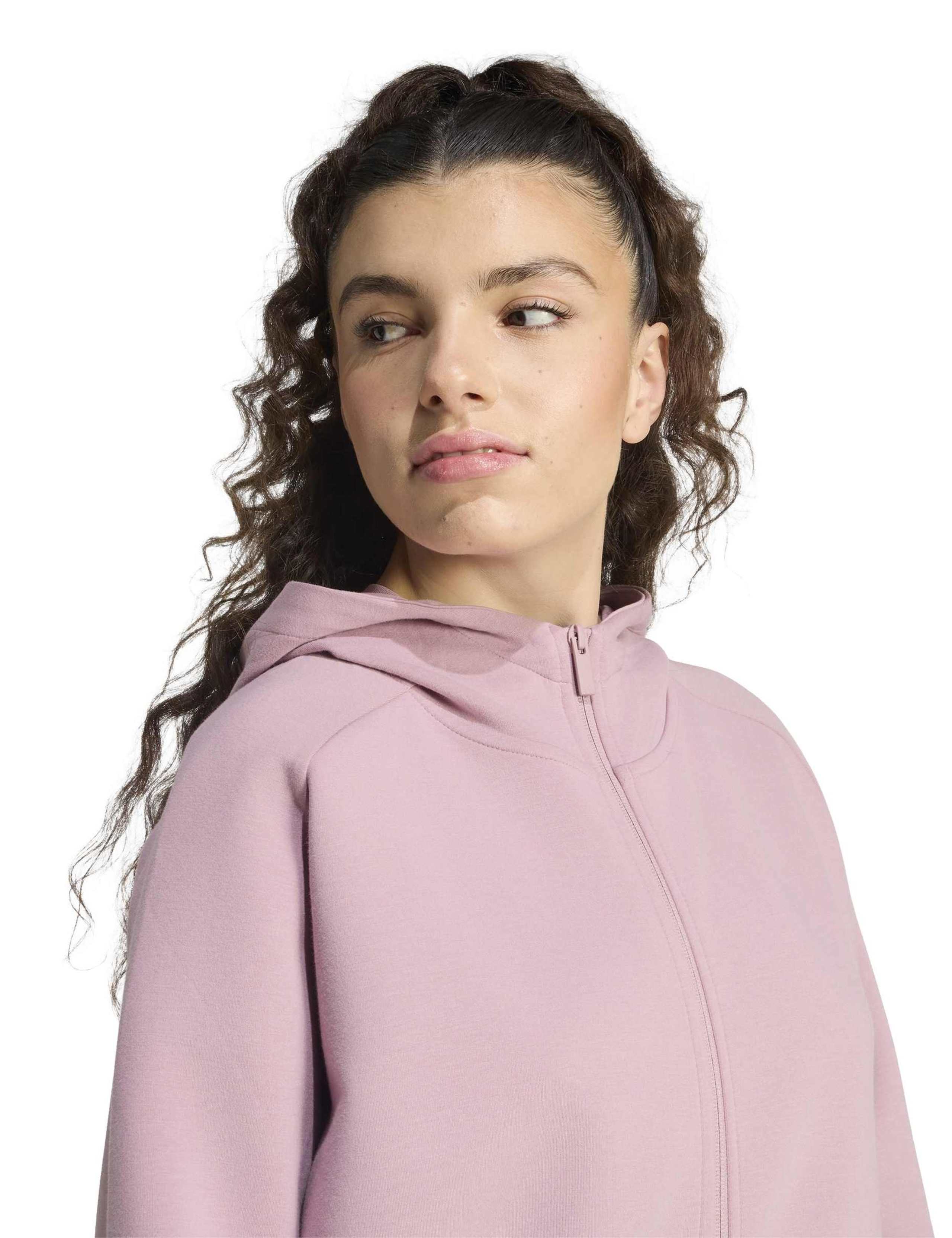 Soft Lux Zip Up Hoodie with Modal 5 of 6