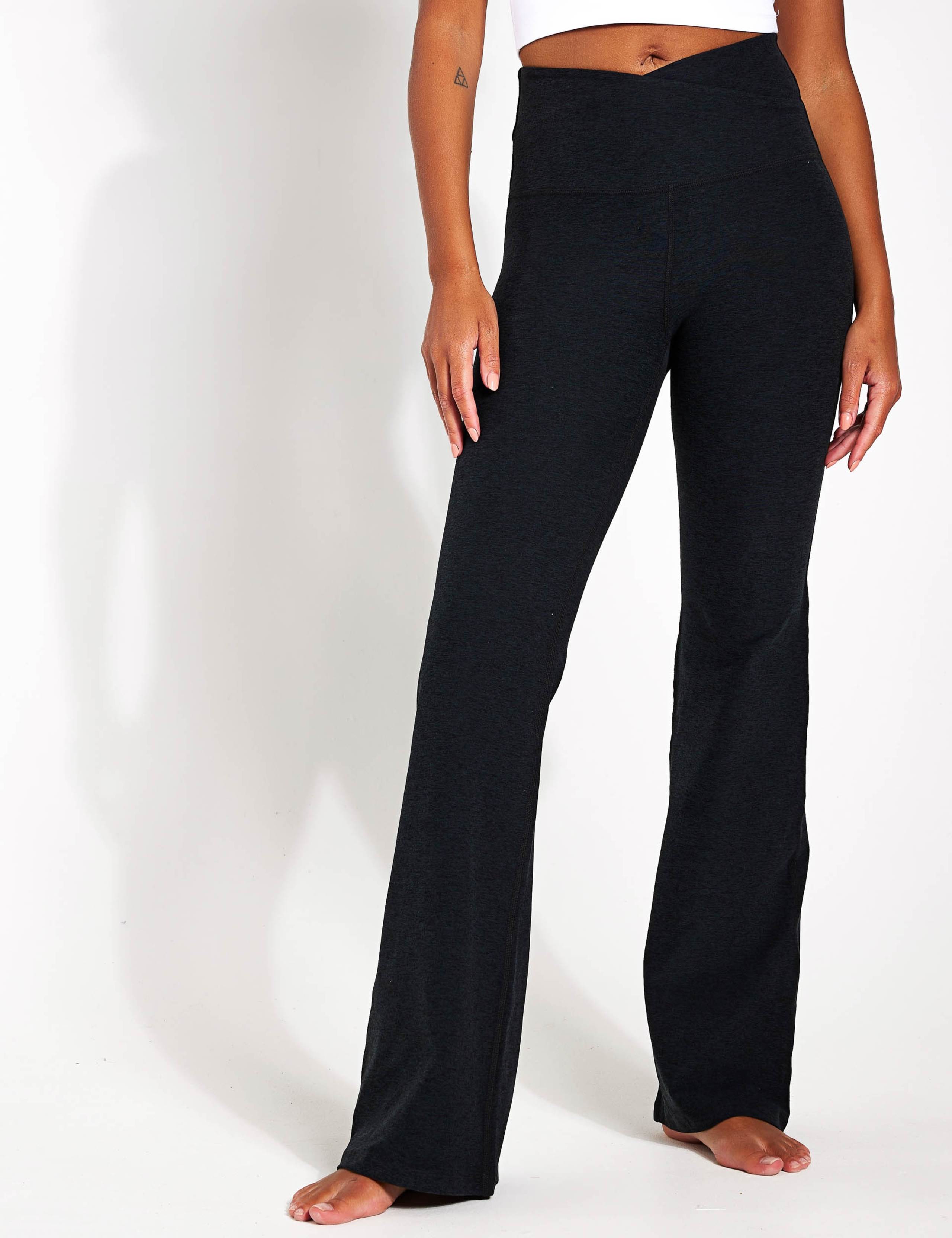 Spacedye High Waisted Bootcut Trousers 1 of 4