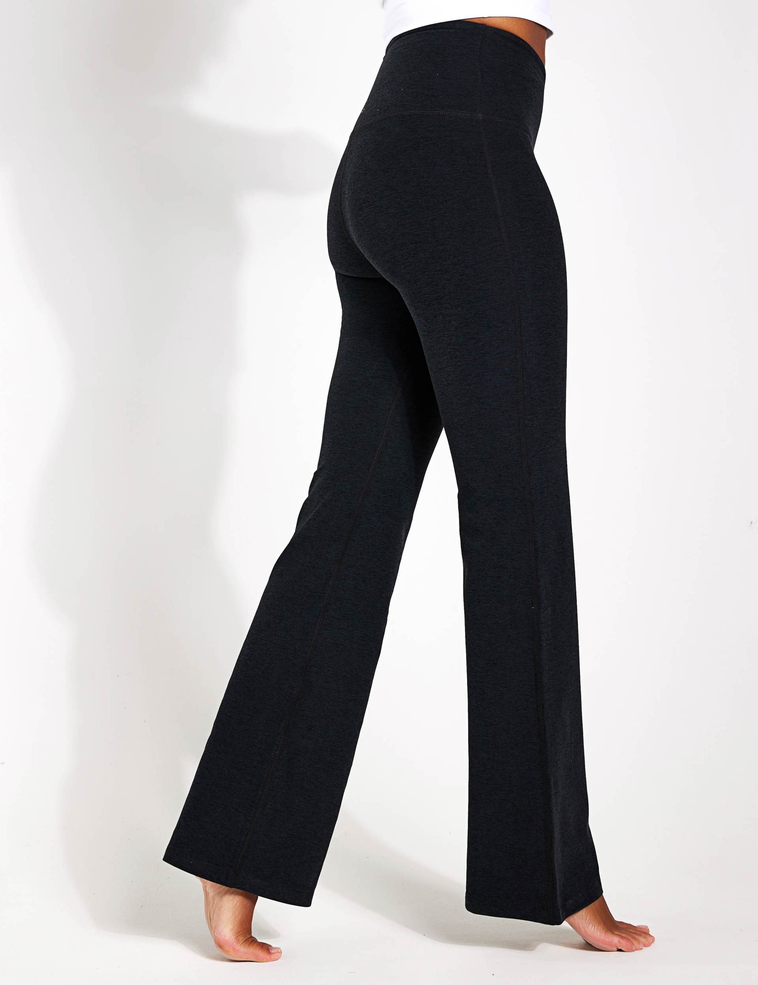 Spacedye High Waisted Bootcut Trousers 3 of 4