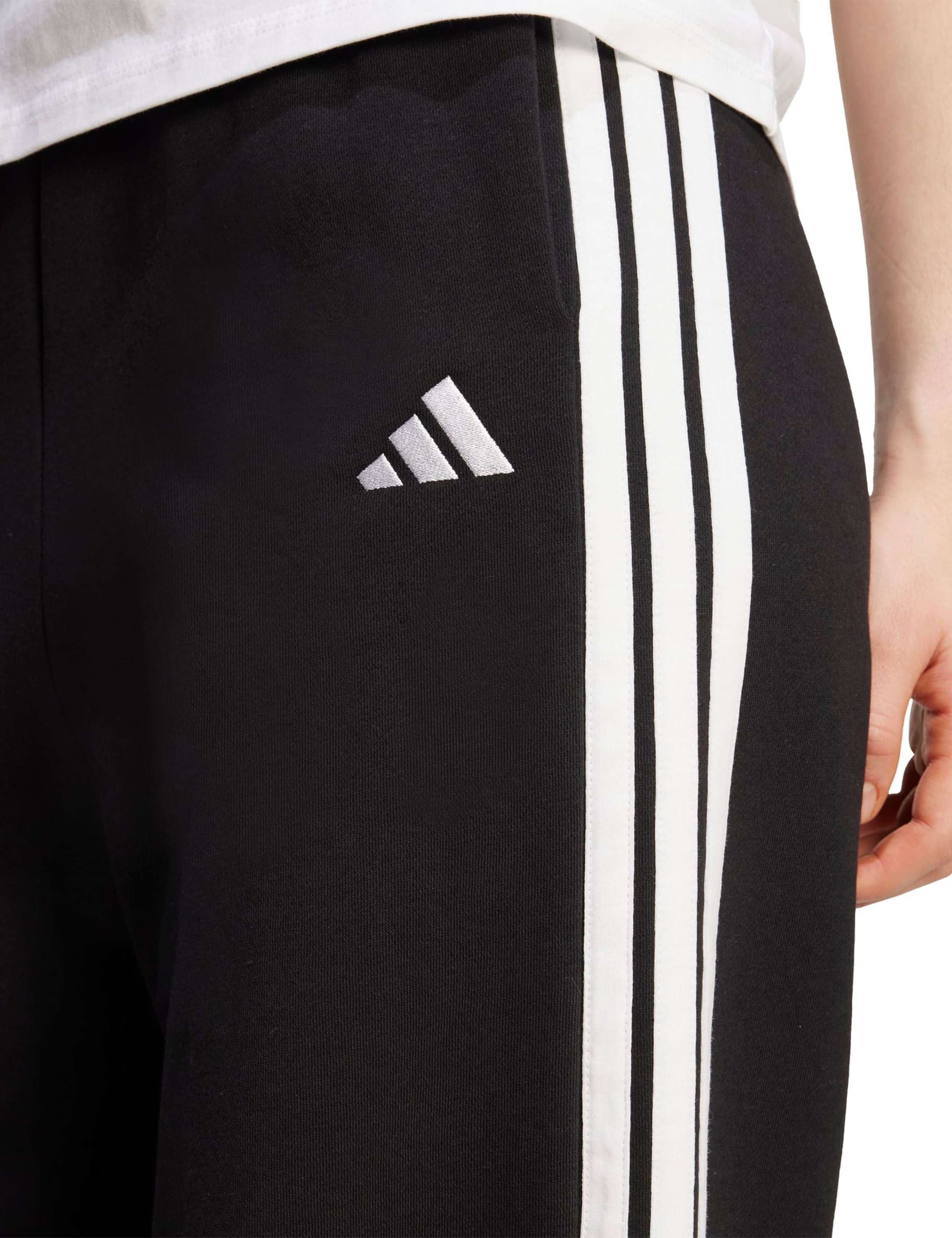 3-Stripes Fleece Wide Leg Joggers 6 of 6