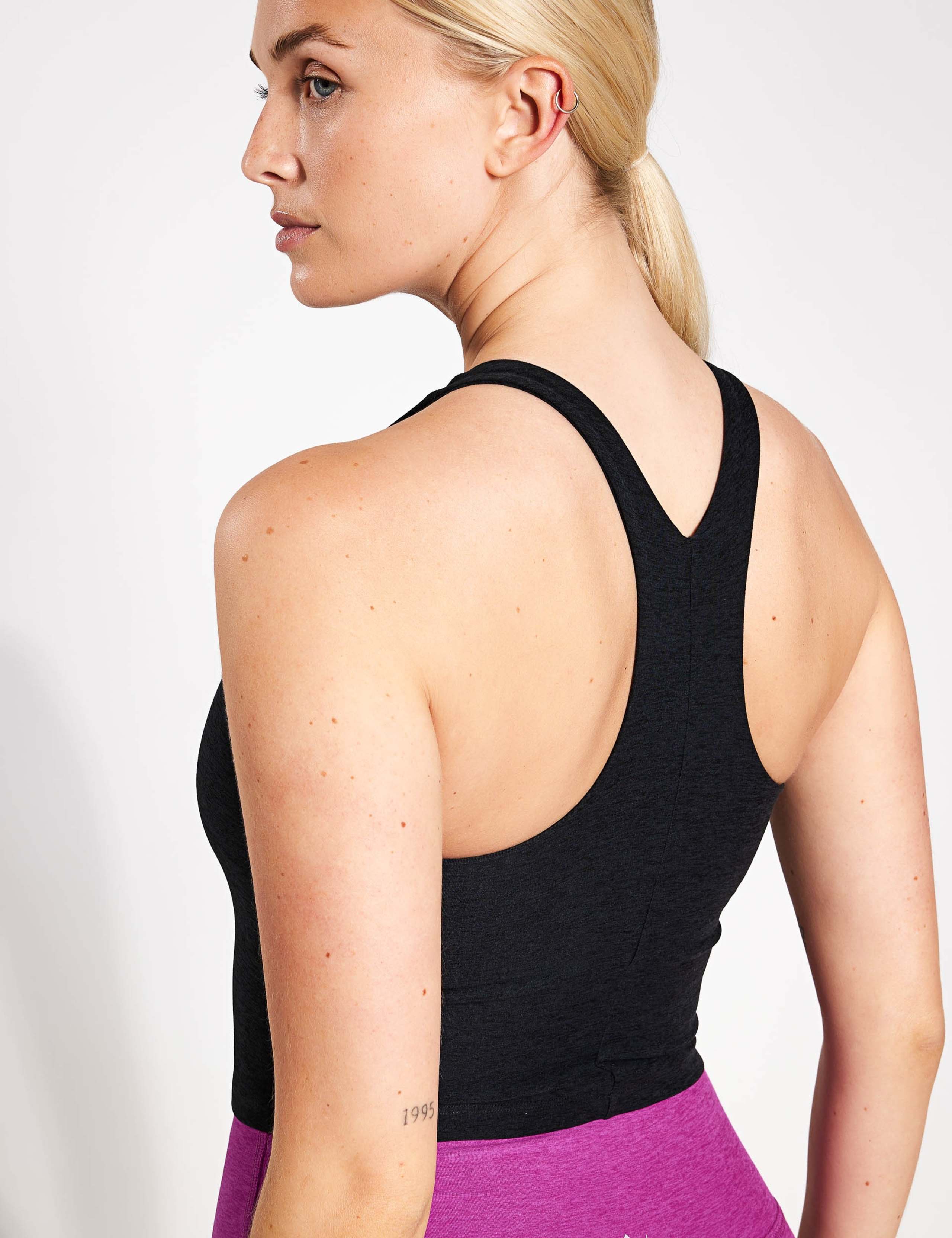 Spacedye Refocus Racer Back Yoga Crop Top 2 of 4