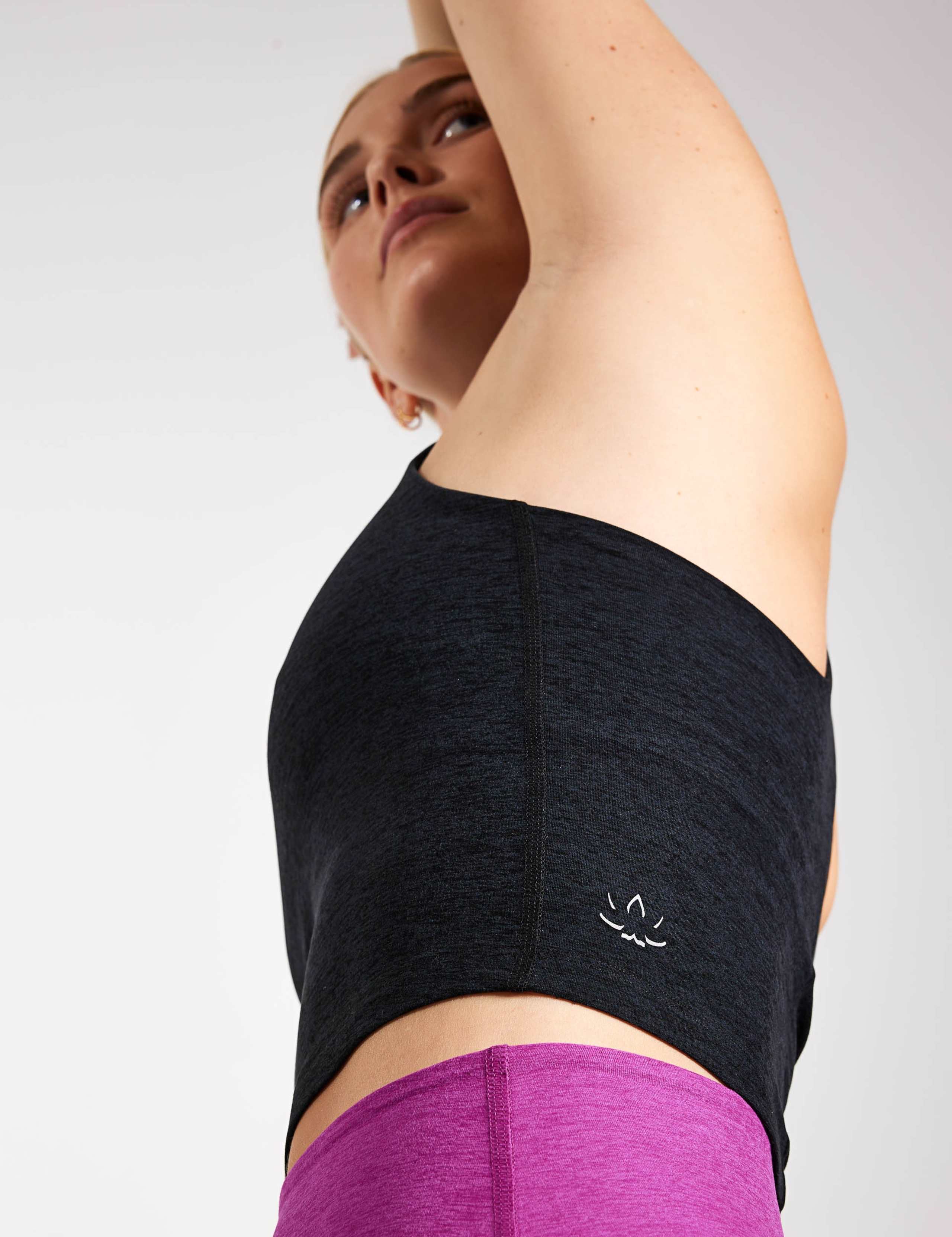 Spacedye Refocus Racer Back Yoga Crop Top 4 of 4