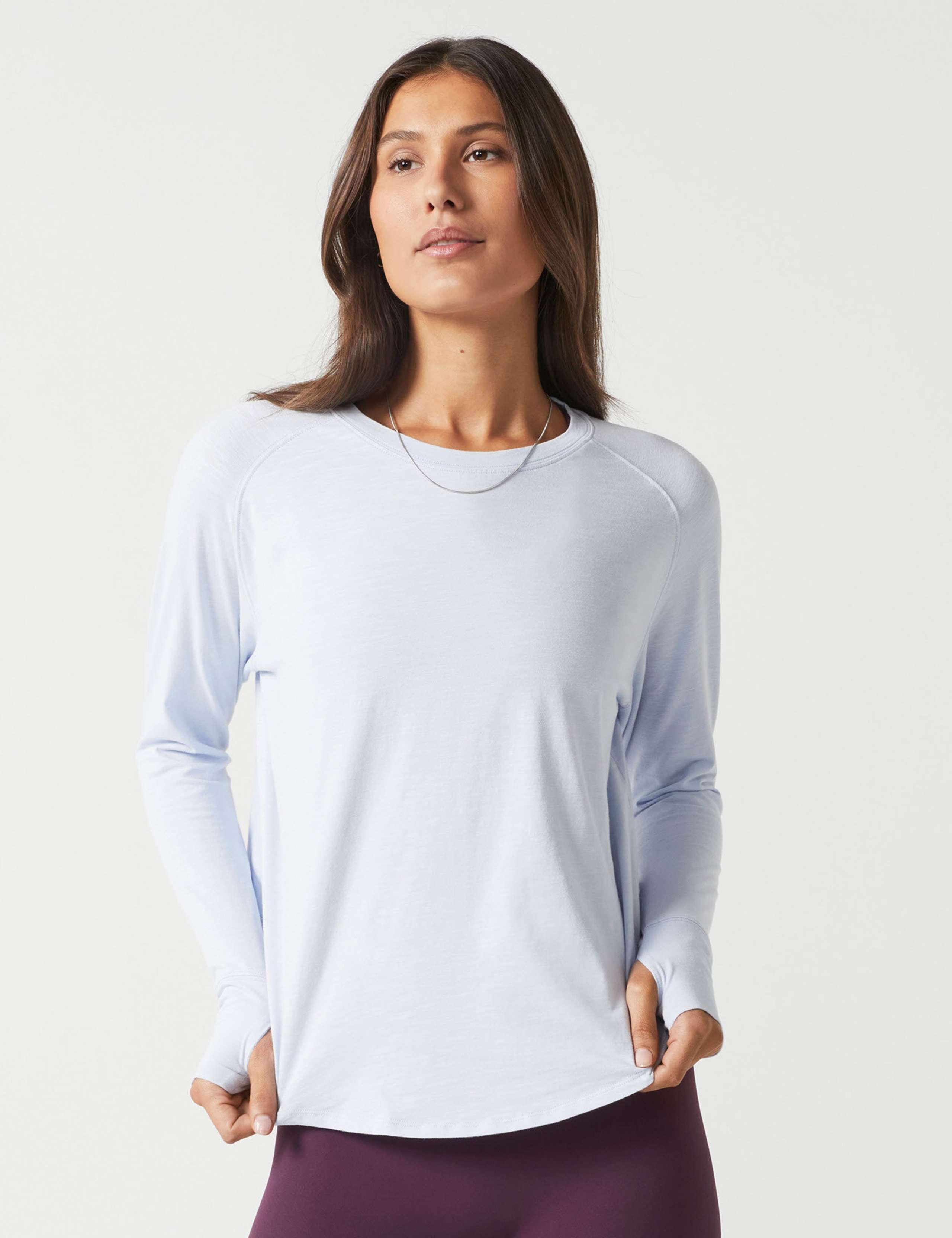 Clare Vintage Washed Slub Long Sleeve Top 1 of 4