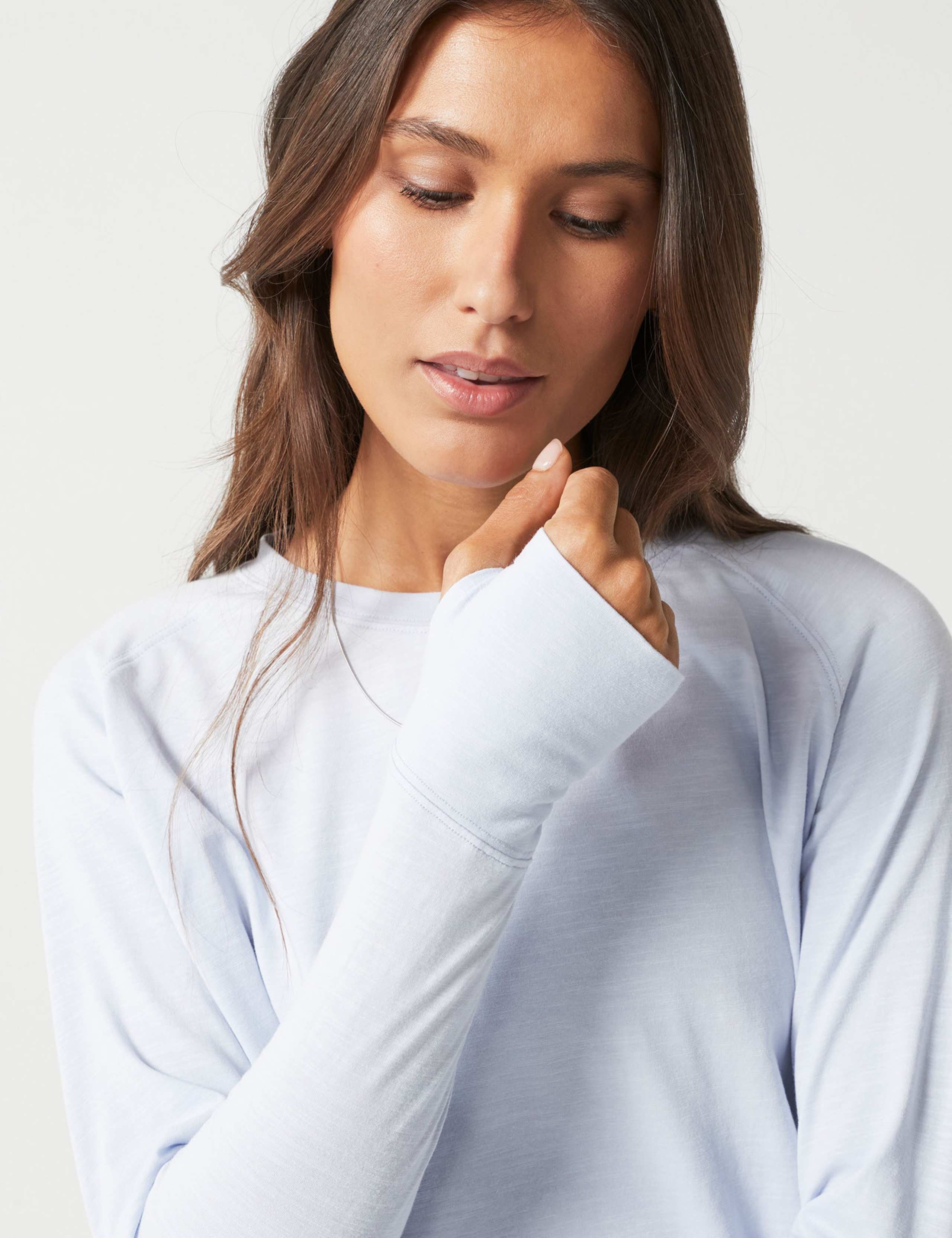 Clare Vintage Washed Slub Long Sleeve Top 2 of 4