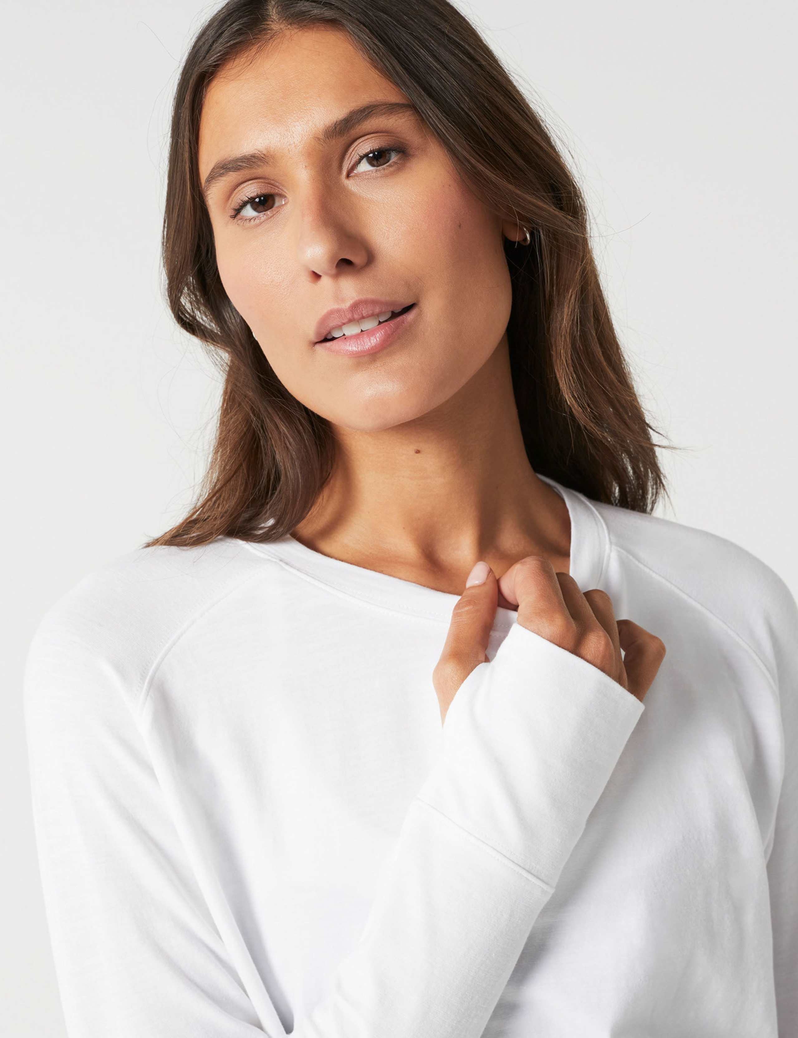 Clare Vintage Washed Slub Long Sleeve Top 4 of 4