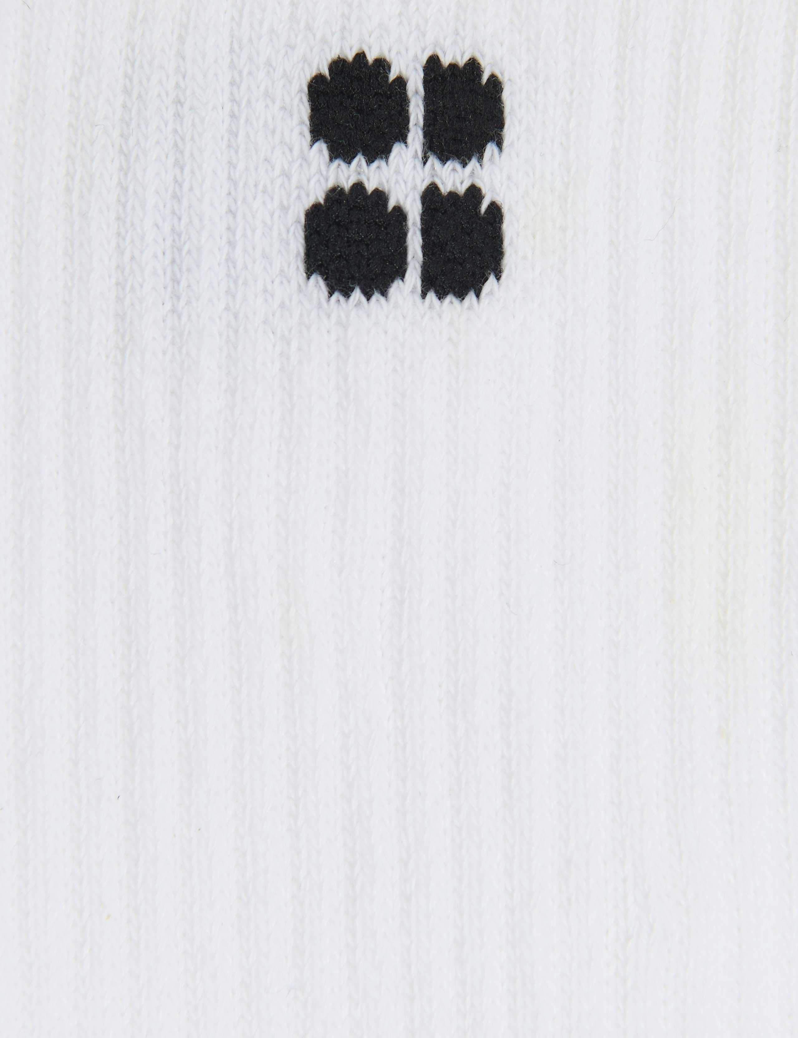 2 Pack Cotton Rich Pilates Crew Gripper Socks 4 of 4