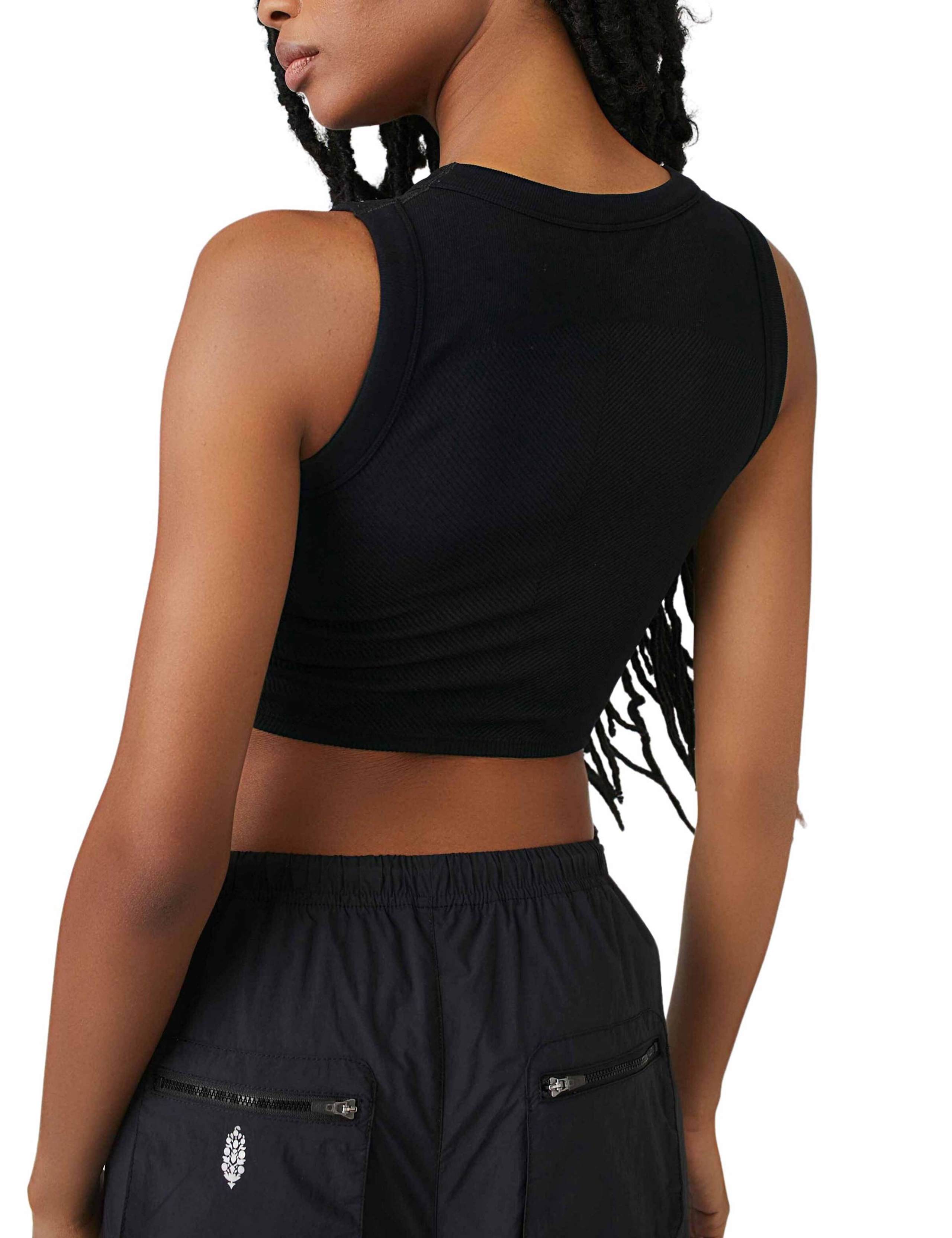Free Throw Rib Crop Vest Top 2 of 4