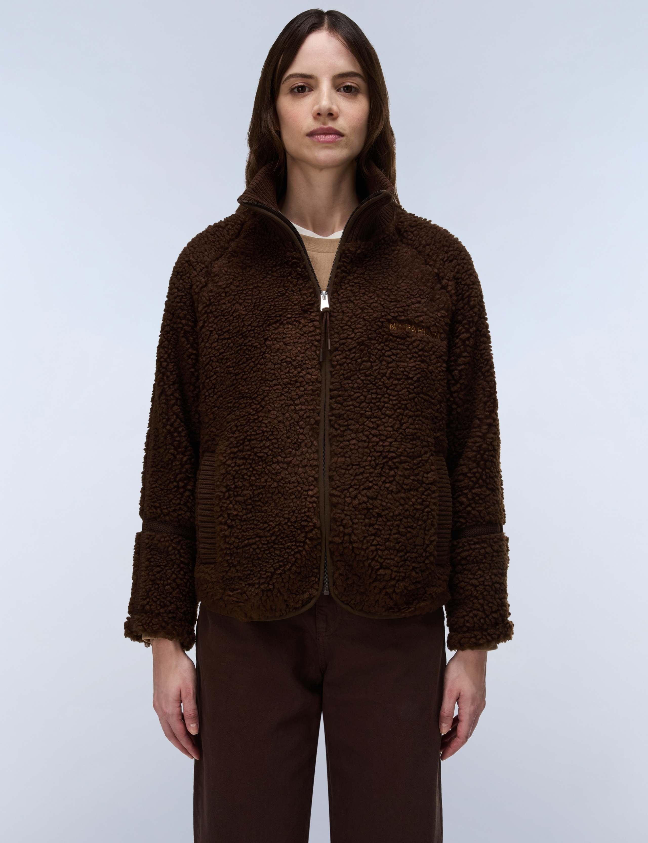 Funnel Neck Fleece Jacket 1 of 6