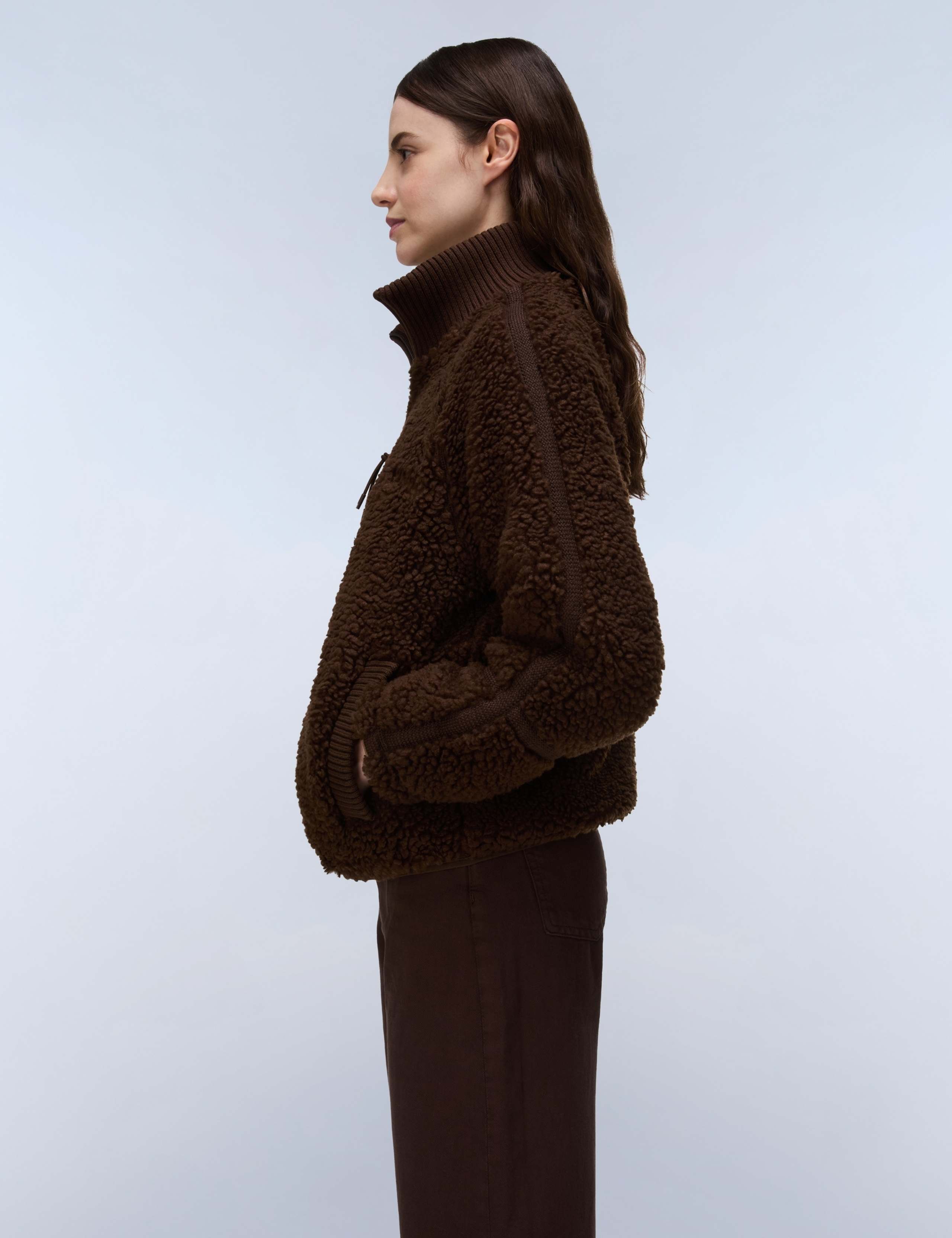 Funnel Neck Fleece Jacket 5 of 6