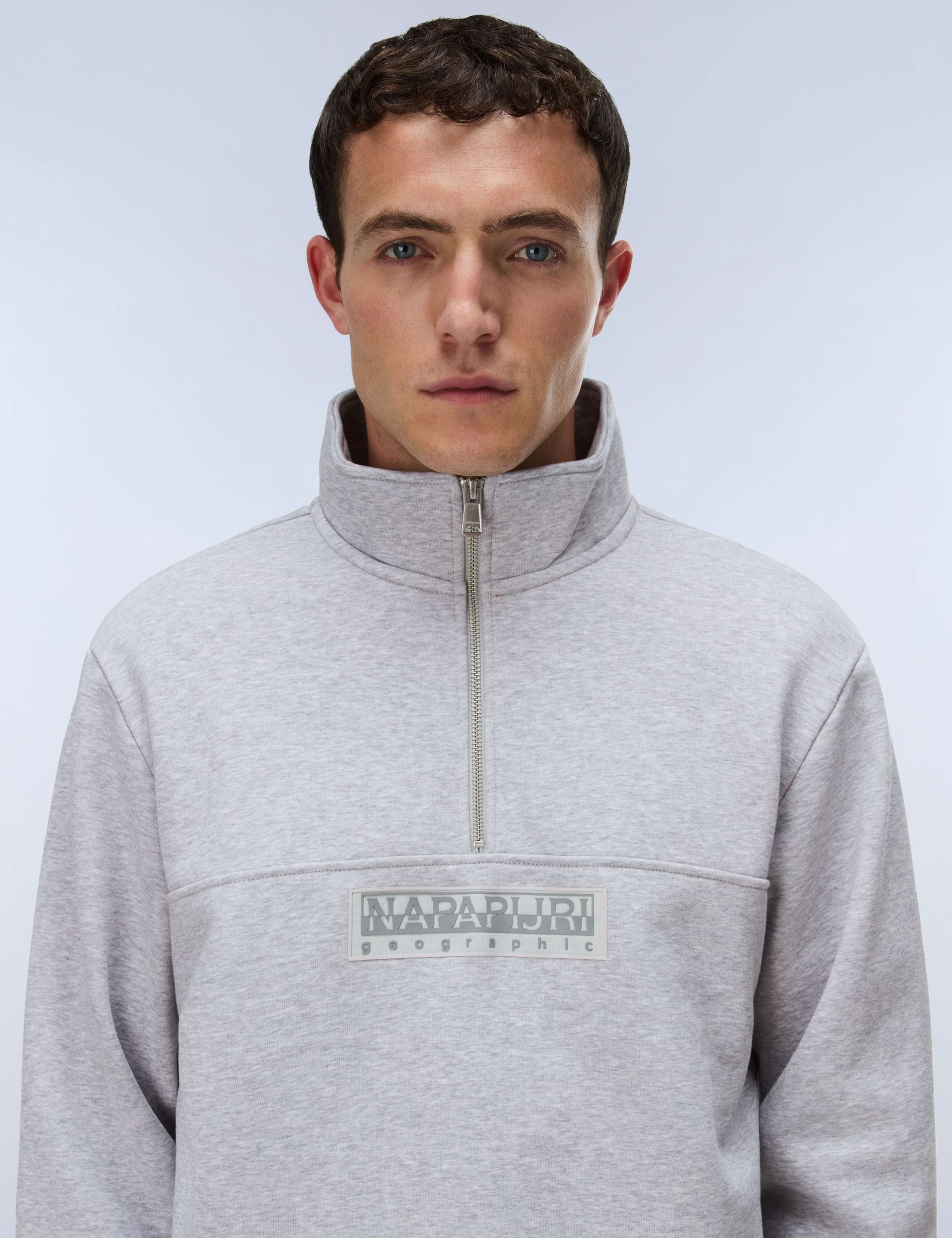 Box Logo Relaxed Fit Half Zip Sweatshirt 4 of 5