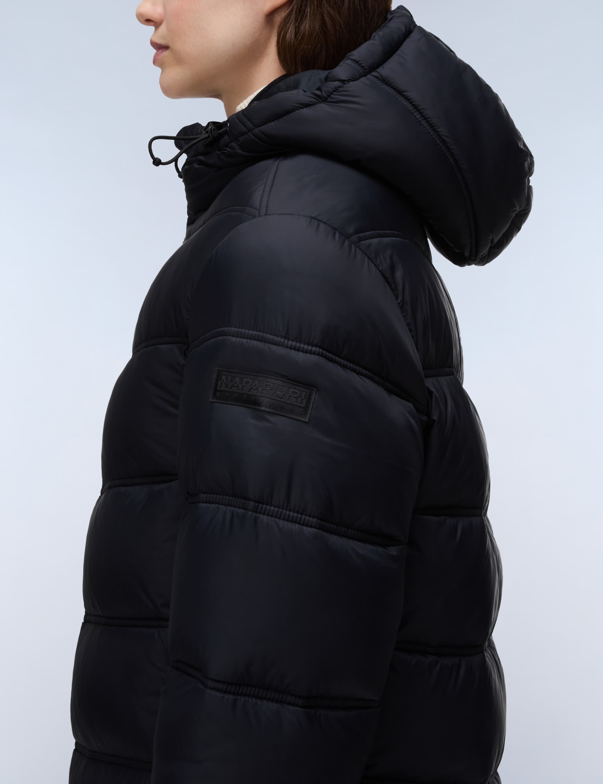Hooded Longline Puffer Jacket 6 of 6